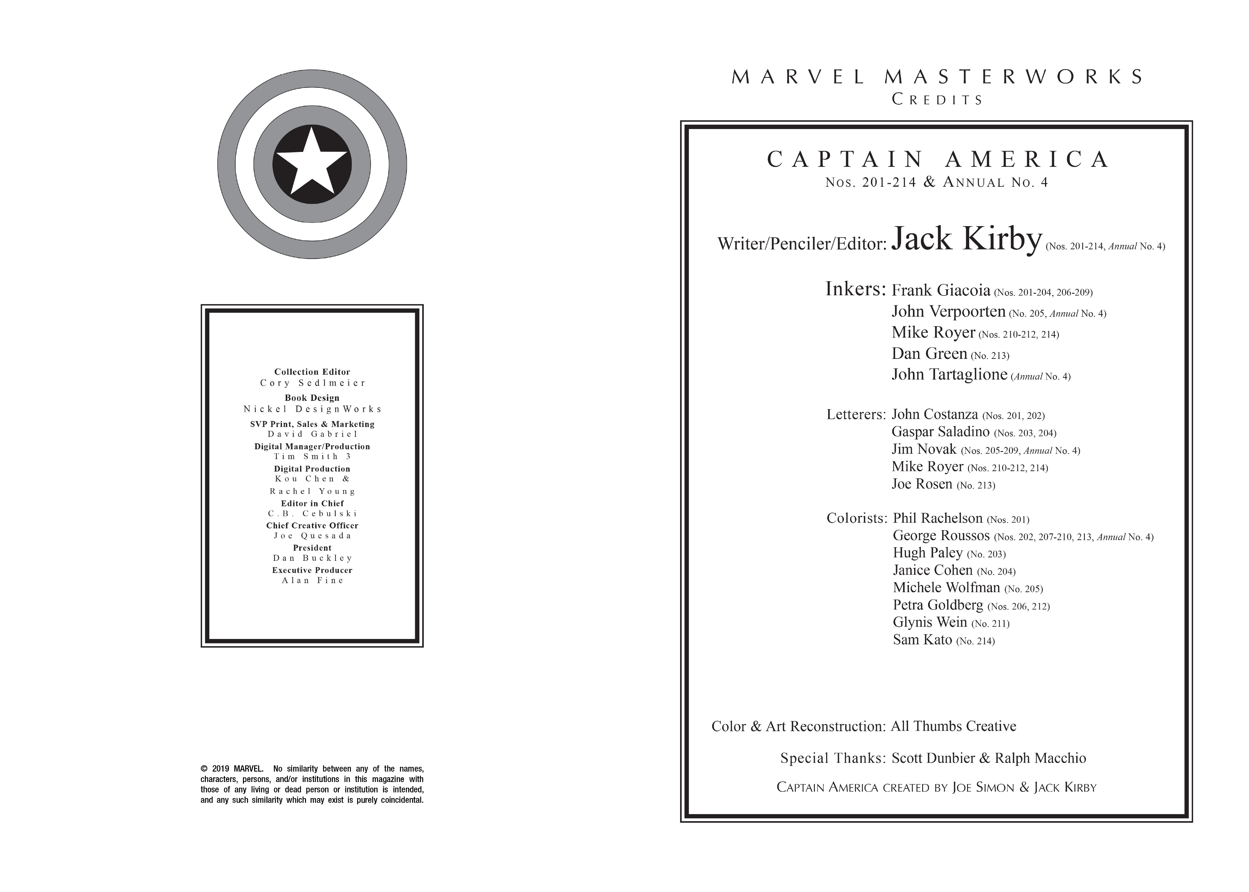 Read online Marvel Masterworks: Captain America comic -  Issue # TPB 11 (Part 1) - 3