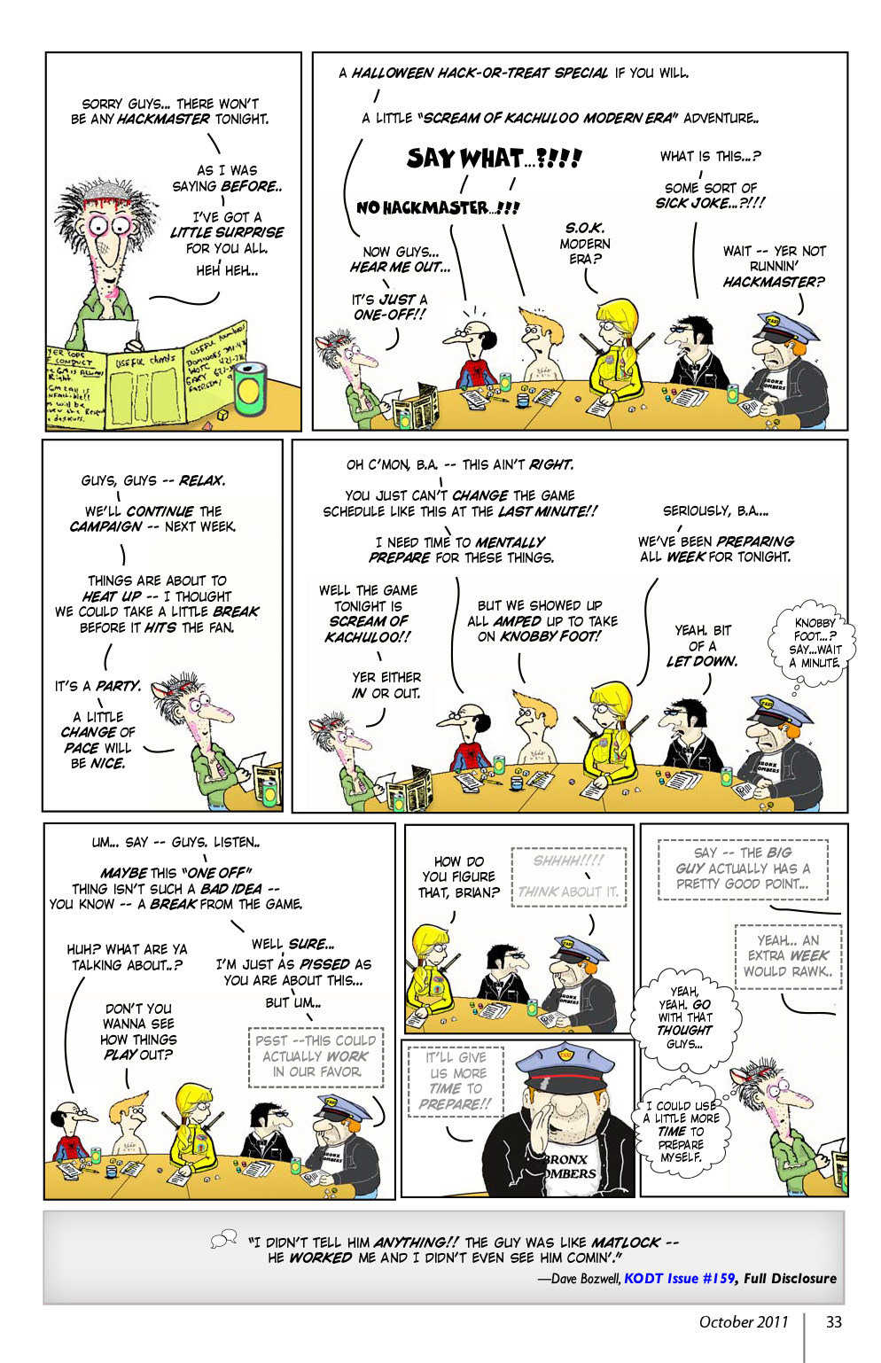 Read online Knights of the Dinner Table comic -  Issue #180 - 35