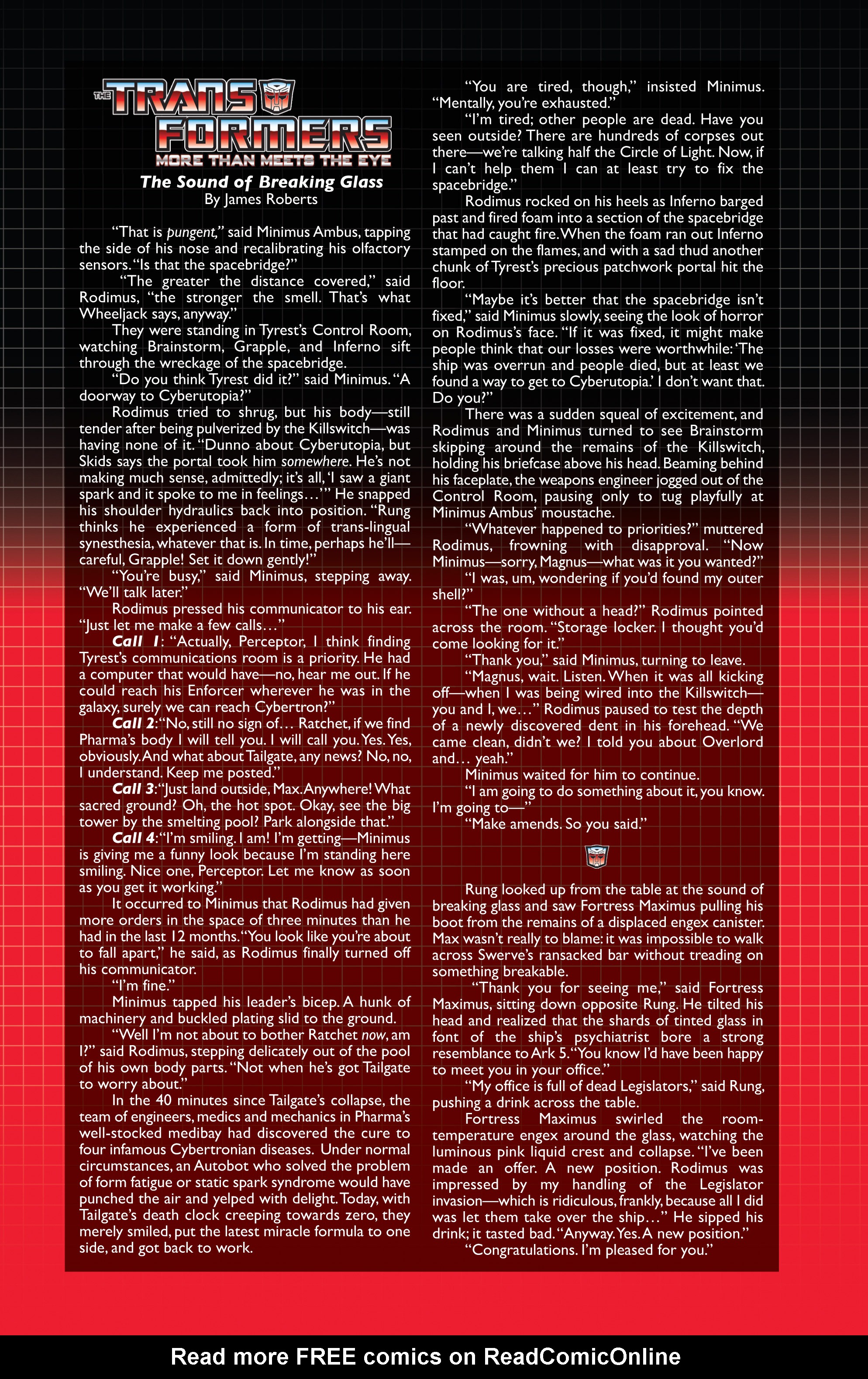 Read online The Transformers: More Than Meets The Eye comic -  Issue #21 - 26