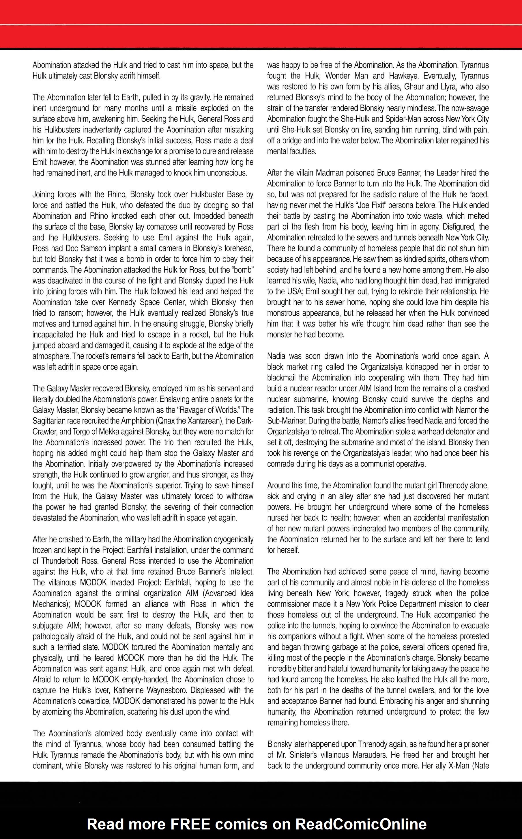 Read online Official Handbook of the Marvel Universe A to Z comic -  Issue # TPB 1 (Part 1) - 13
