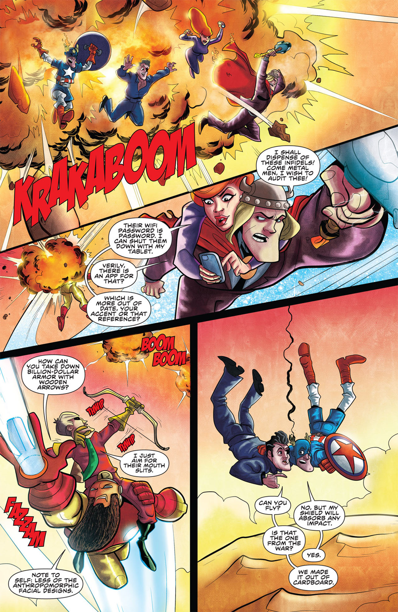 Read online Rich Johnston's The Avengefuls comic -  Issue # Full - 13
