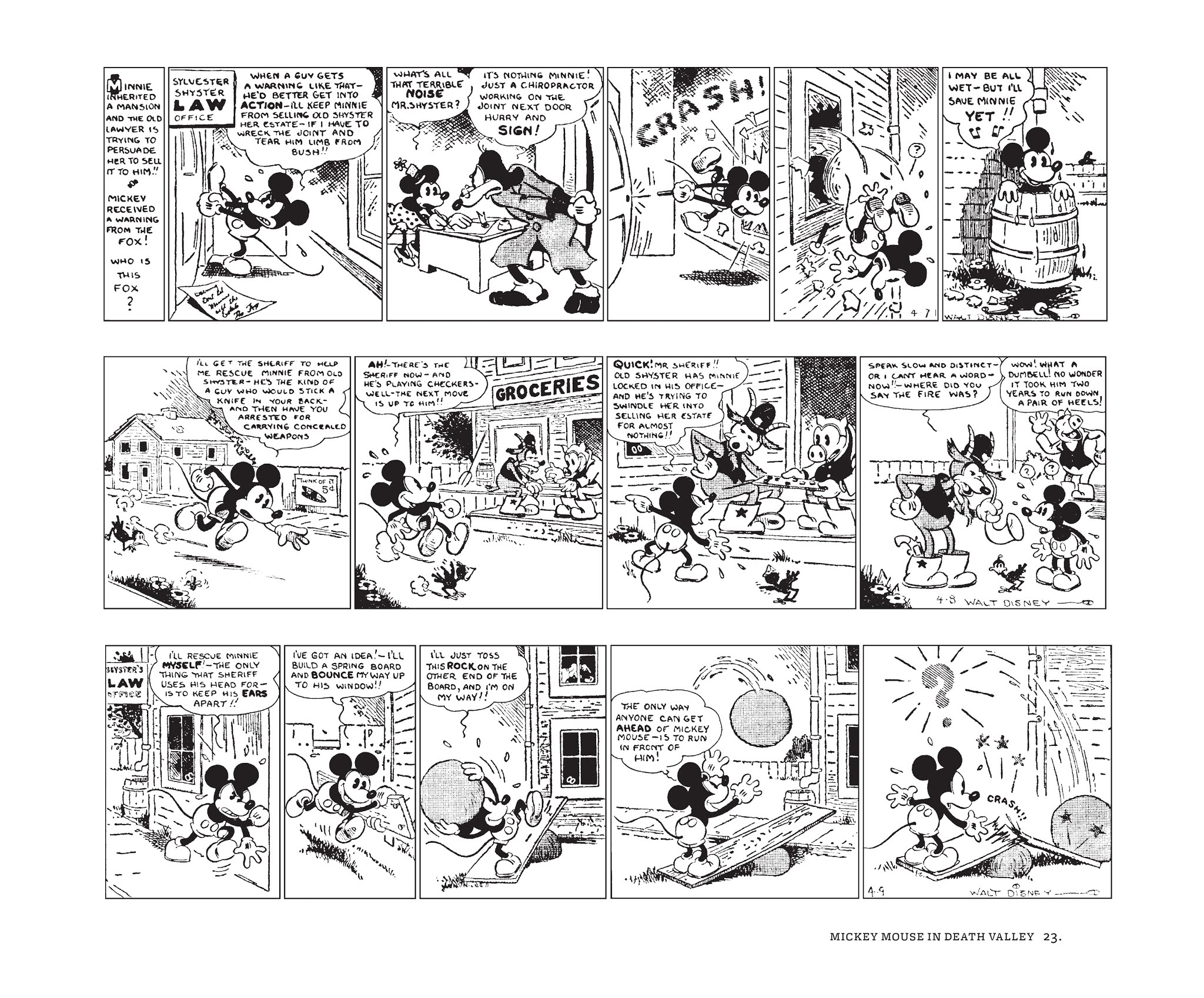 Read online Walt Disney's Mickey Mouse by Floyd Gottfredson comic -  Issue # TPB 1 (Part 1) - 23