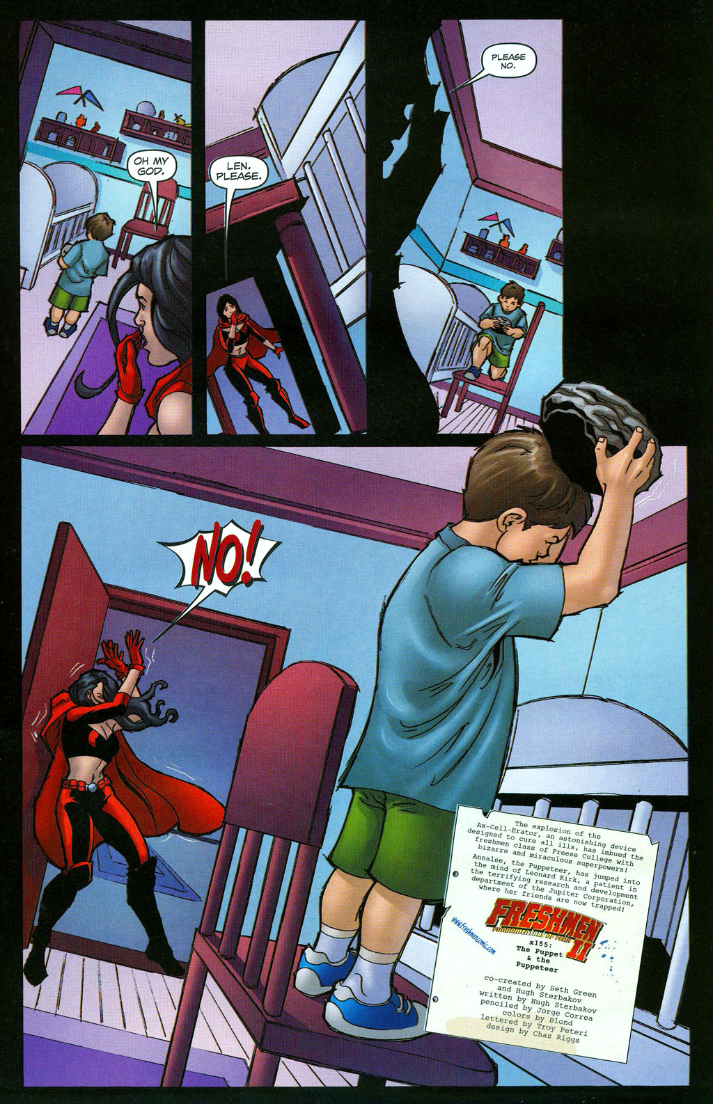Read online Freshmen II: Fundamentals of Fear comic -  Issue #5 - 4