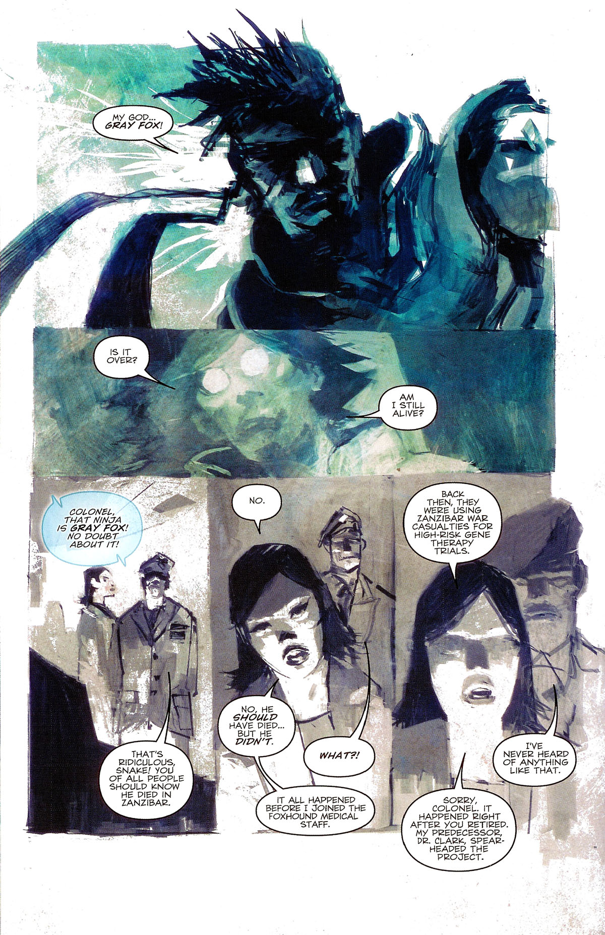 Read online Metal Gear Solid comic -  Issue #6 - 14