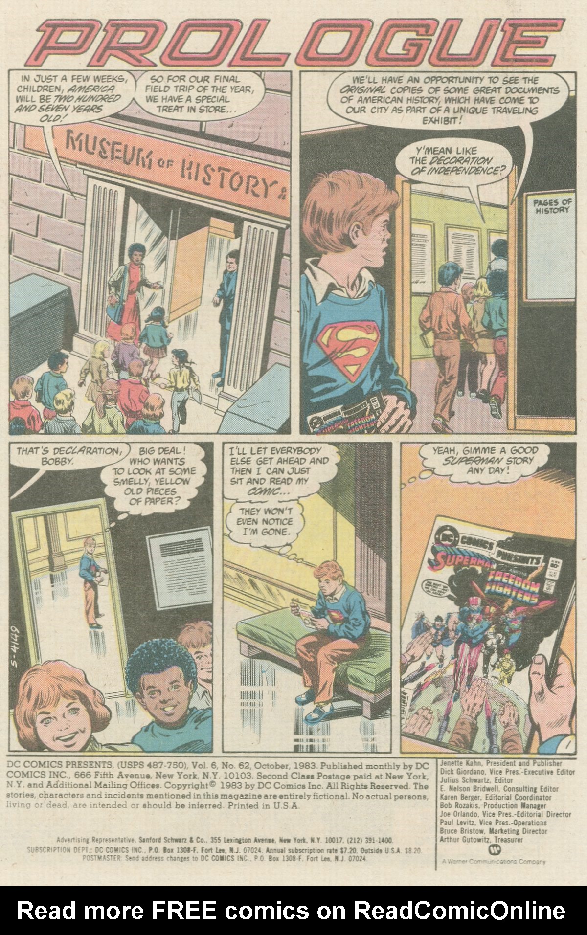 Read online DC Comics Presents comic -  Issue #62 - 2