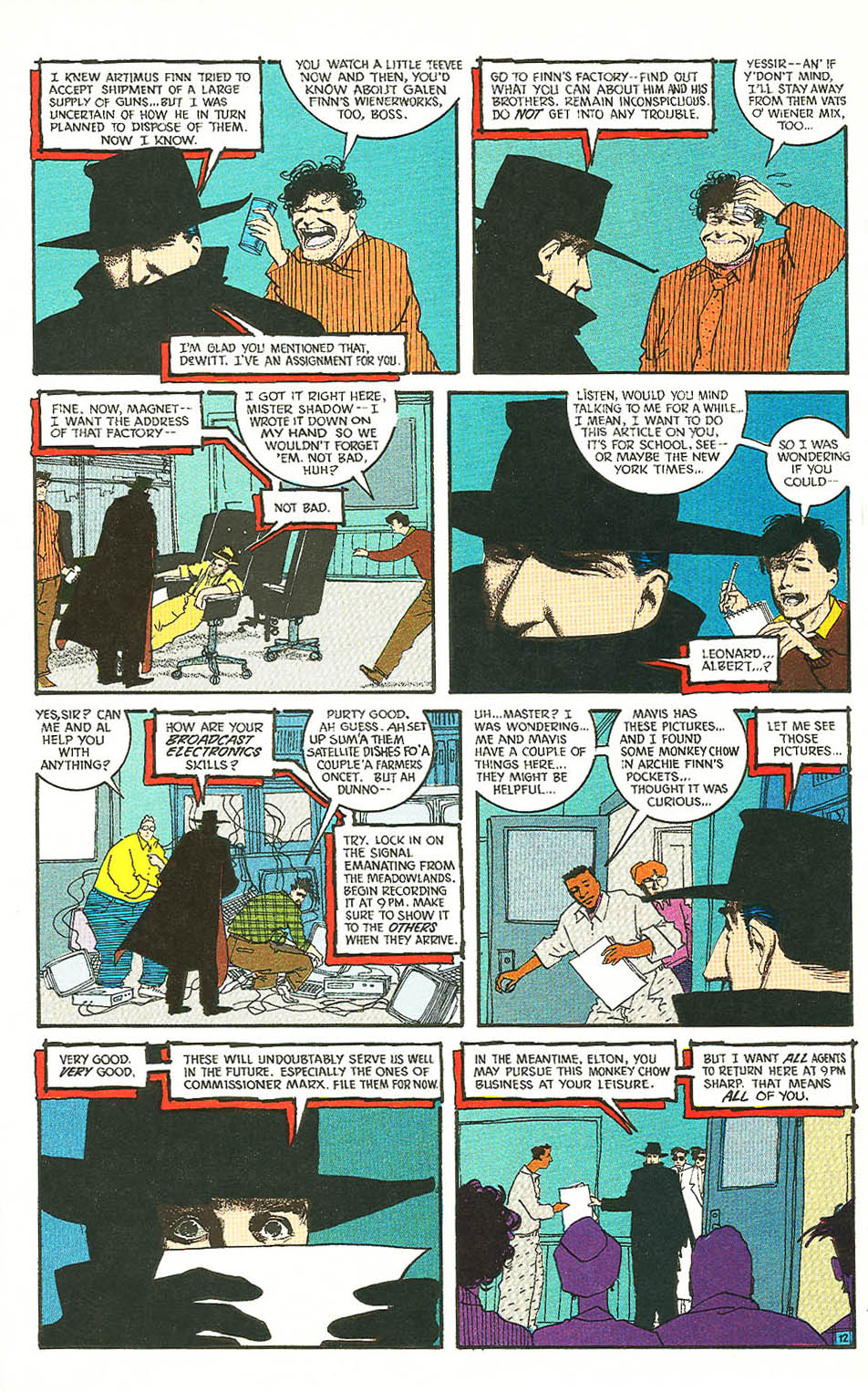 Read online The Shadow (1987) comic -  Issue #11 - 14