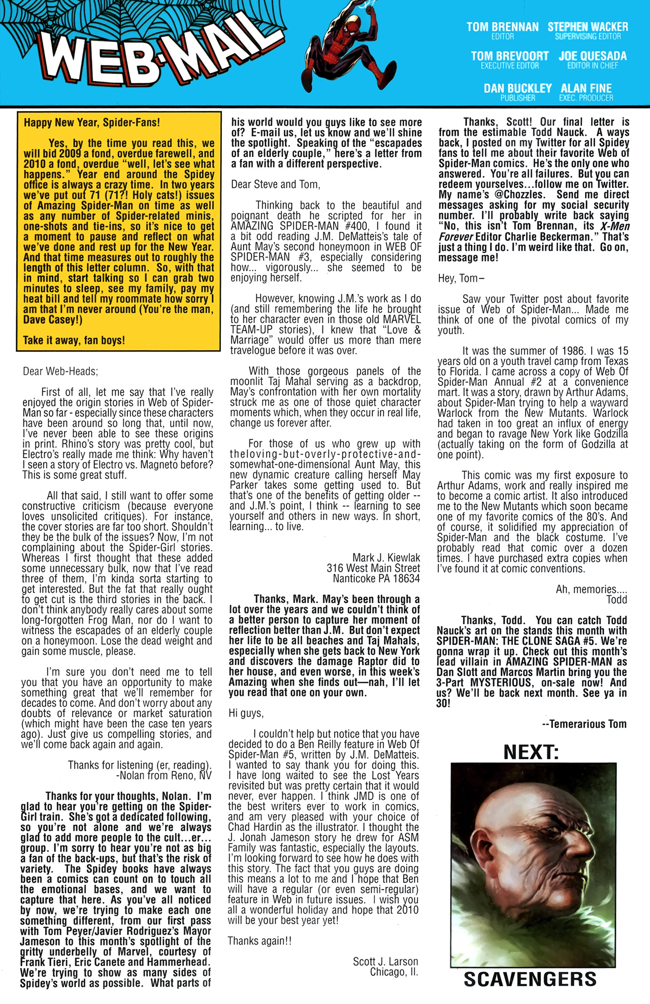 Read online Web of Spider-Man (2009) comic -  Issue #4 - 40