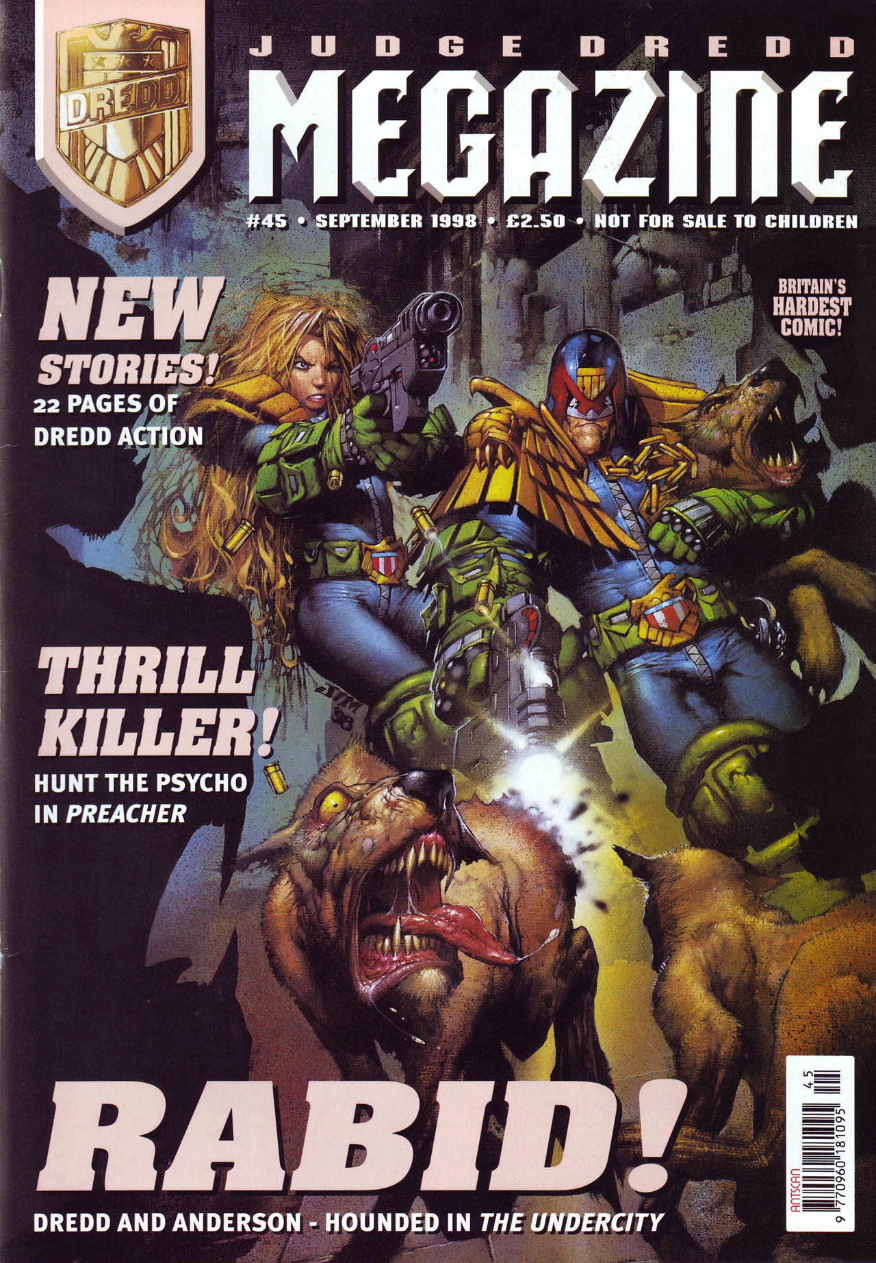 Read online Judge Dredd Megazine (vol. 3) comic -  Issue #45 - 1