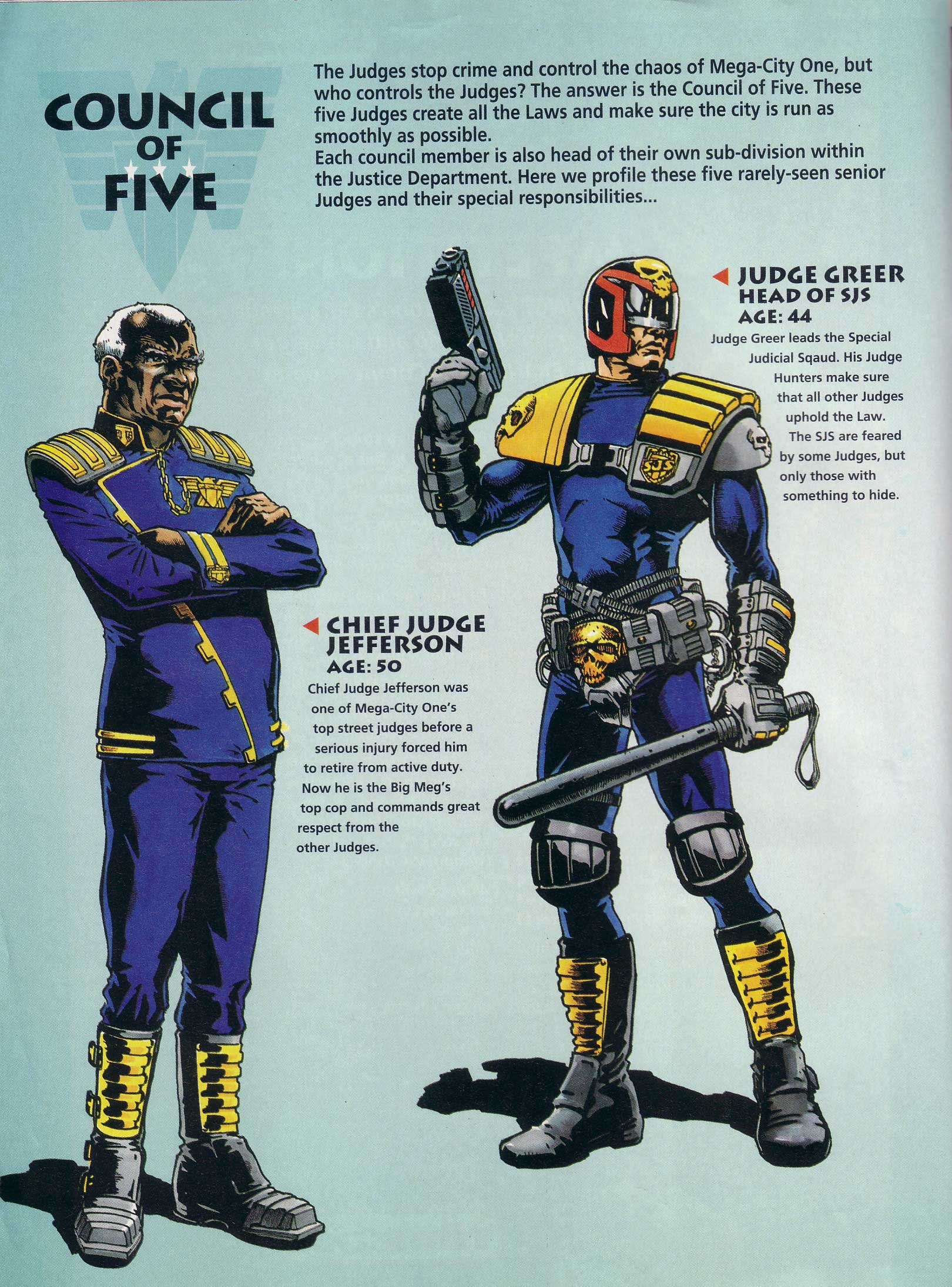 Read online Judge Dredd Lawman of the Future comic -  Issue #10 - 16