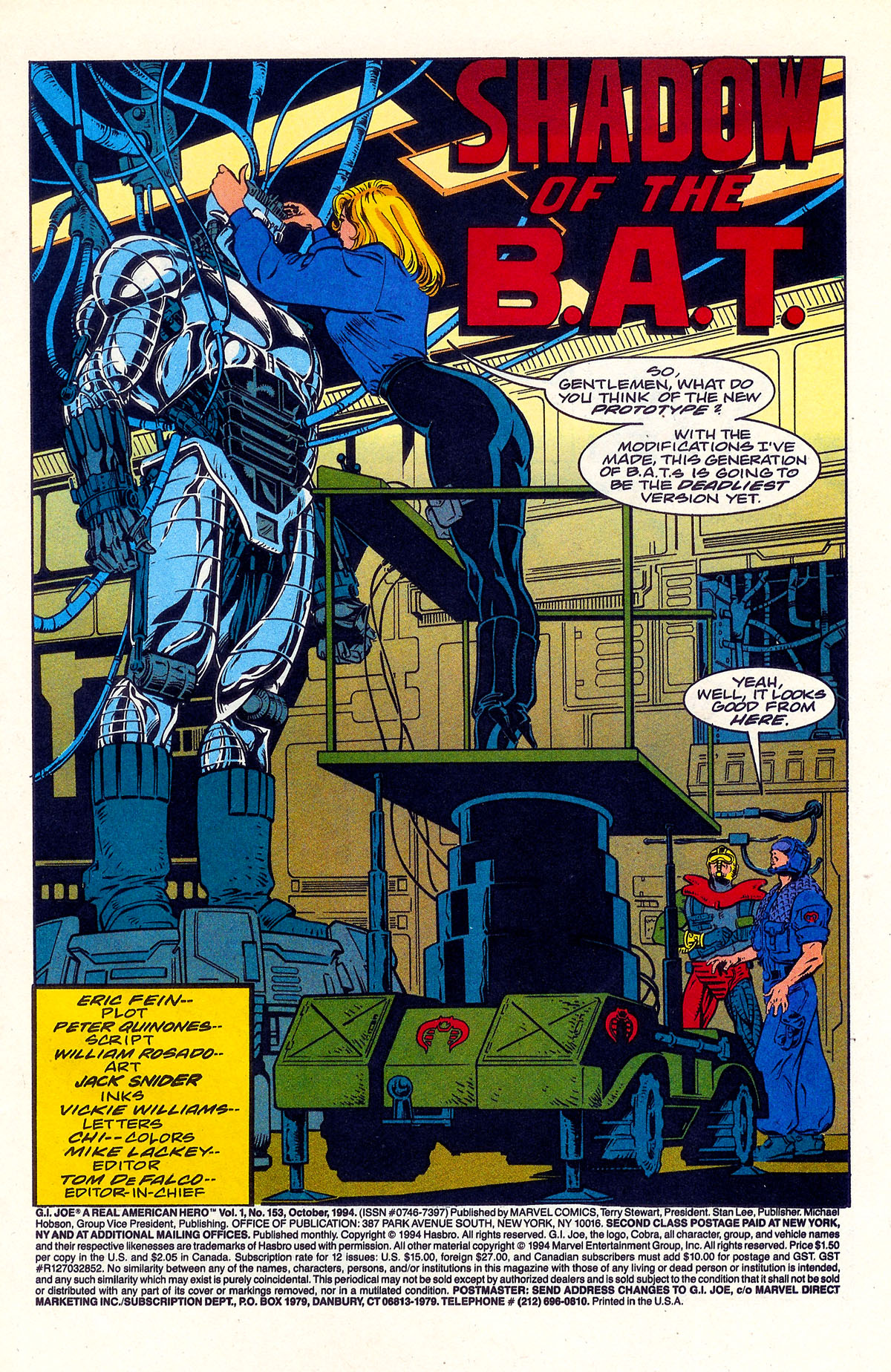 Read online G.I. Joe: A Real American Hero comic -  Issue #153 - 2