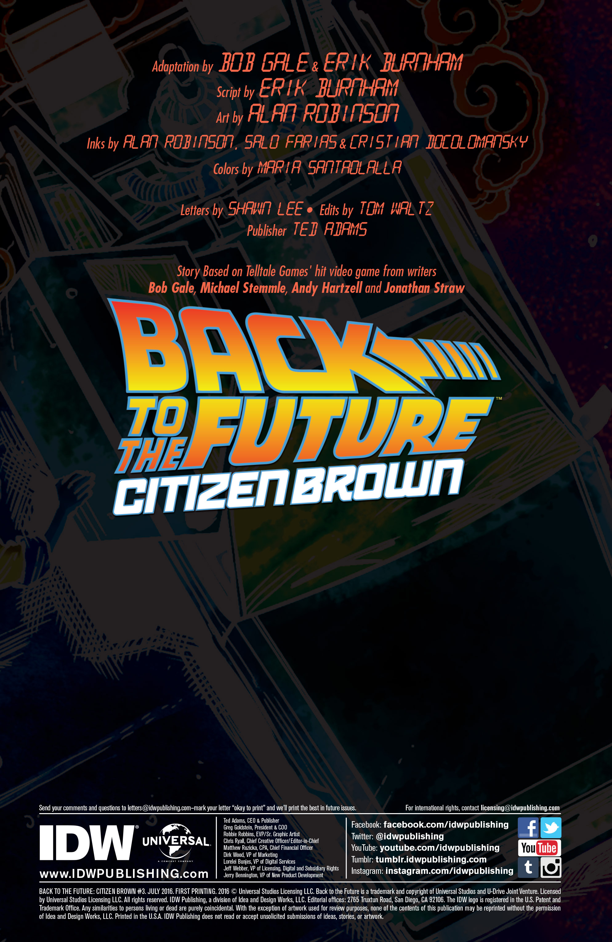 Read online Back to the Future: Citizen Brown comic -  Issue #3 - 2