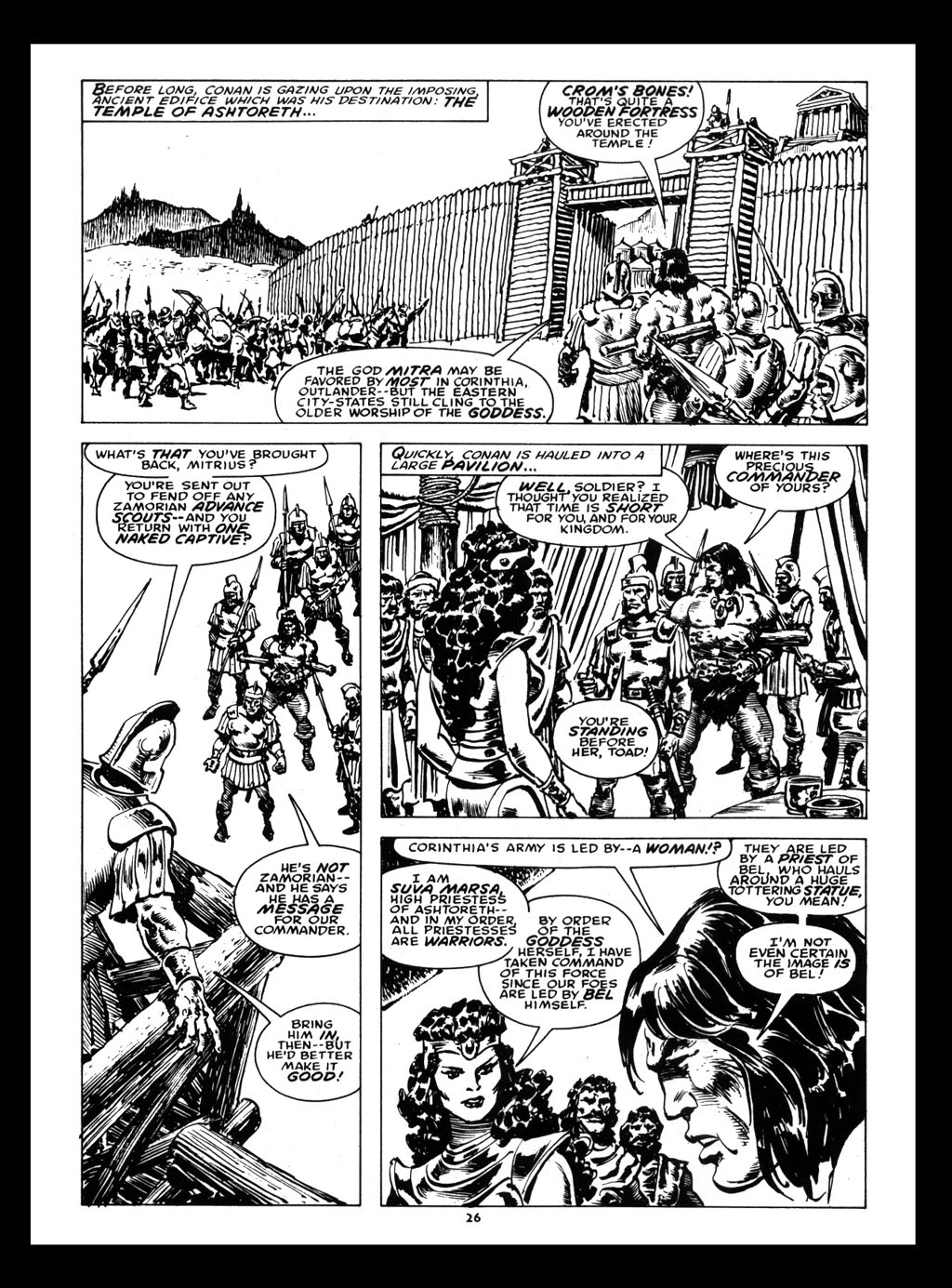 Read online The Savage Sword Of Conan comic -  Issue #212 - 28