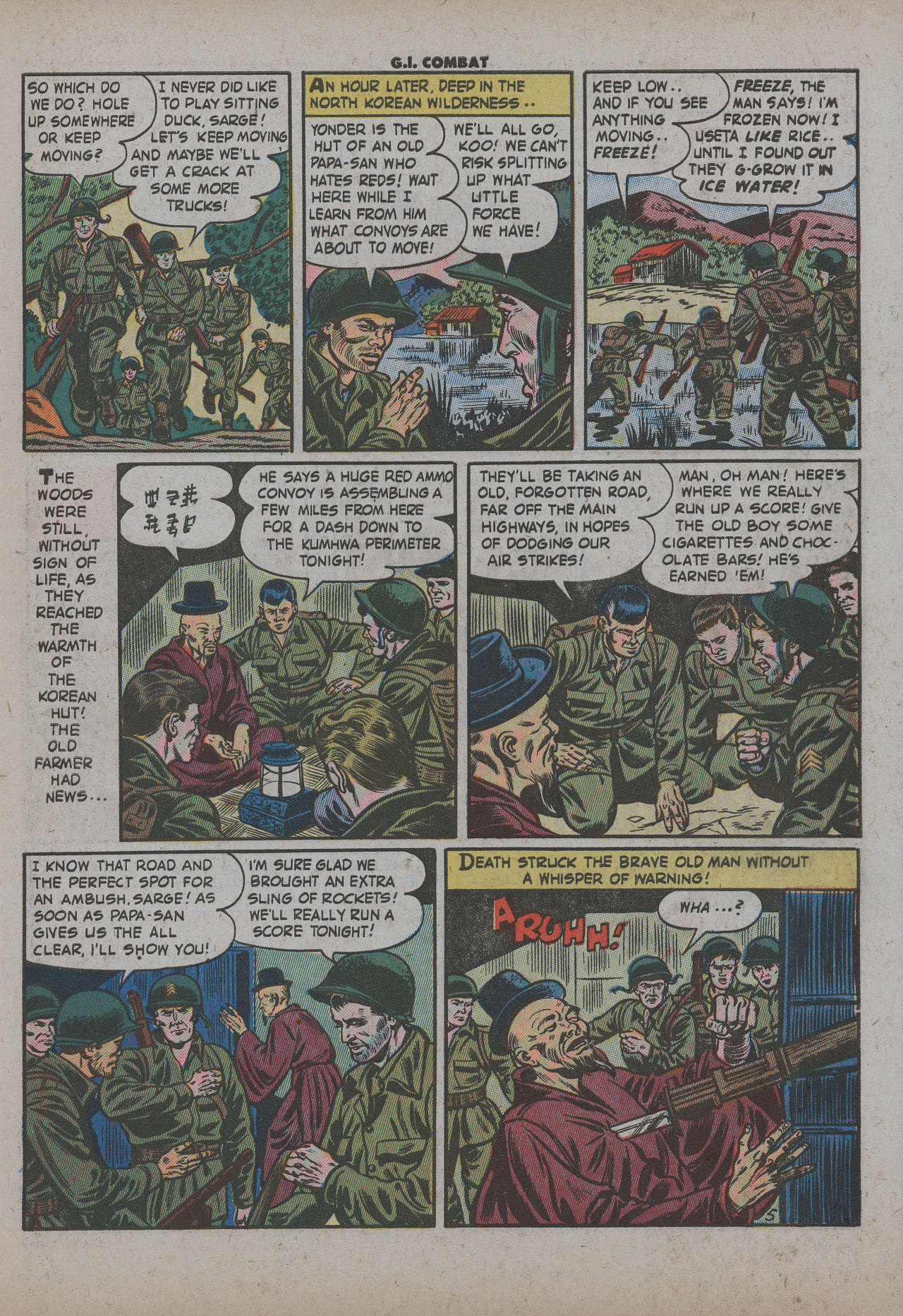 Read online G.I. Combat (1952) comic -  Issue #9 - 7