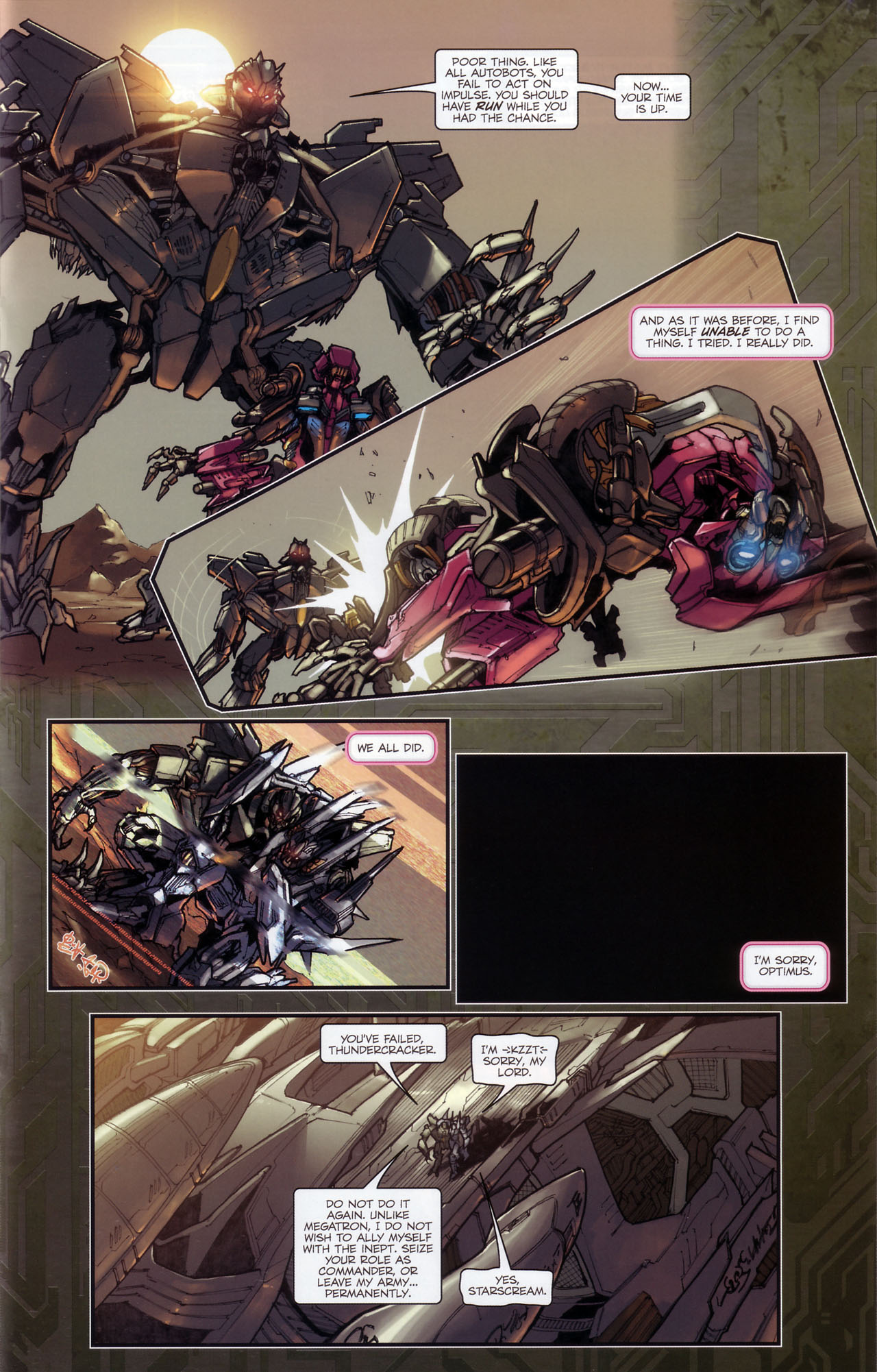 Read online Transformers: The Reign of Starscream comic -  Issue #3 - 14