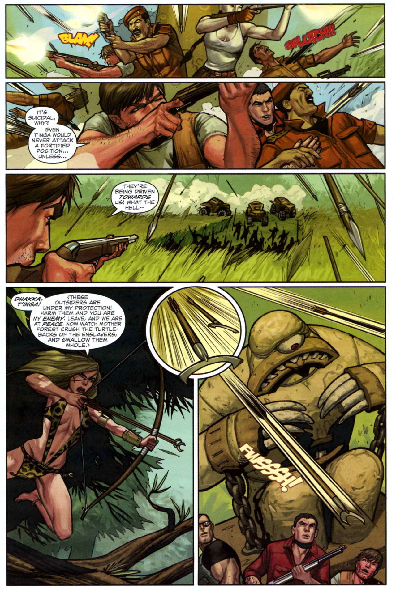 Read online Sheena - Trail of the Mapinguari comic -  Issue # Full - 31