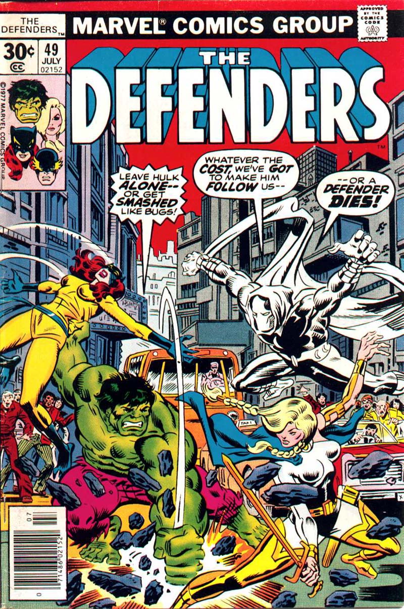 Read online The Defenders (1972) comic -  Issue #49 - 1