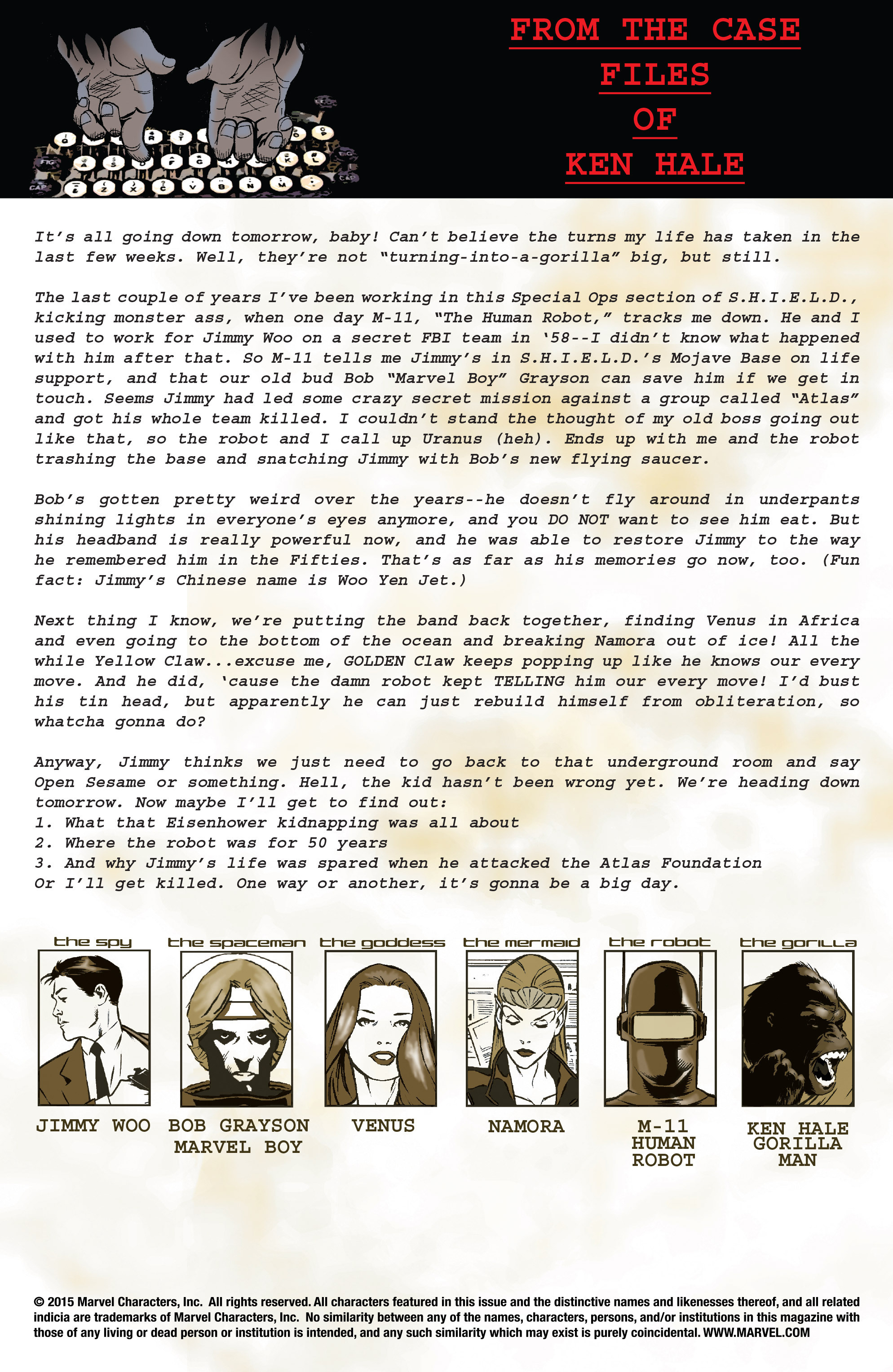 Read online Agents Of Atlas (2006) comic -  Issue #6 - 2