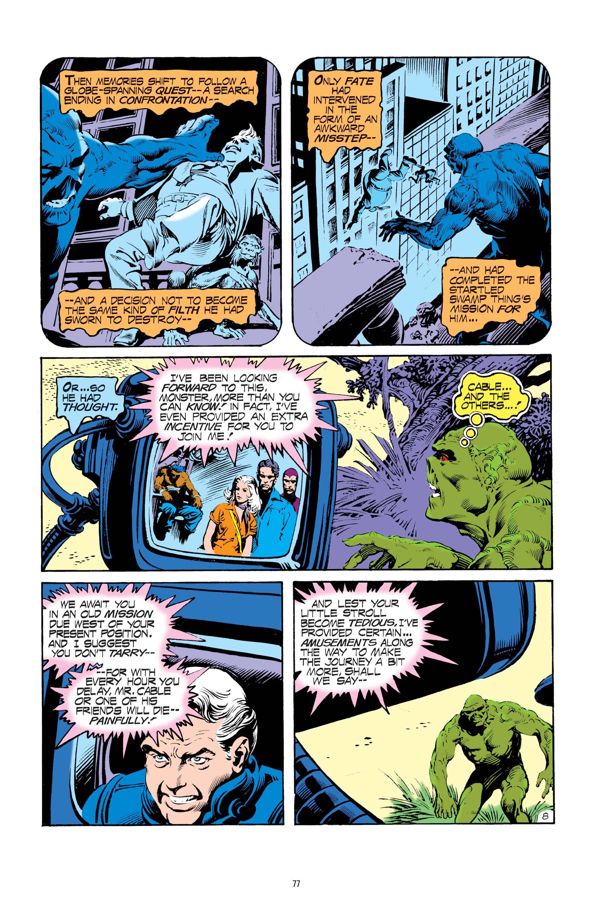 Read online Swamp Thing: The Bronze Age comic -  Issue # TPB 2 (Part 1) - 74