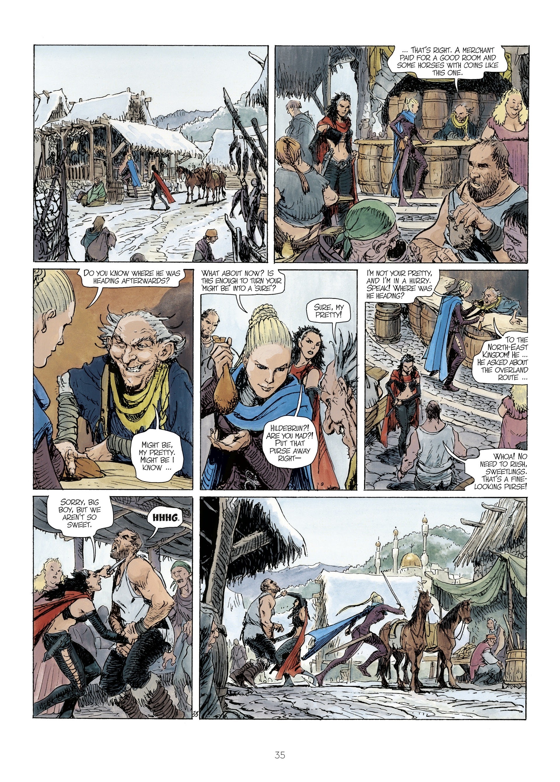 Read online The World of Thorgal: Kriss of Valnor: Worthy of a Queen comic -  Issue # Full - 37