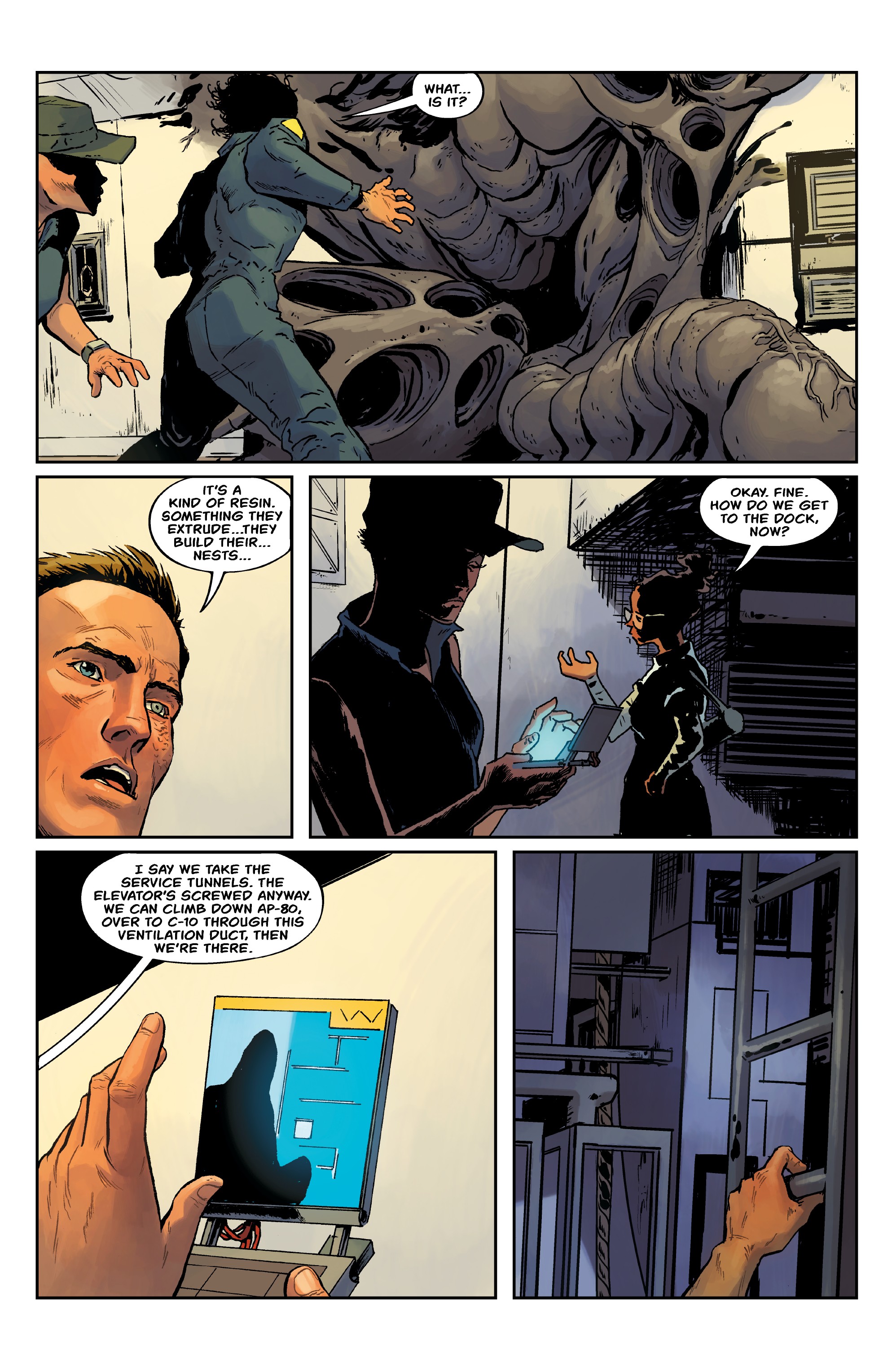 Read online William Gibson's Alien 3 comic -  Issue #5 - 4