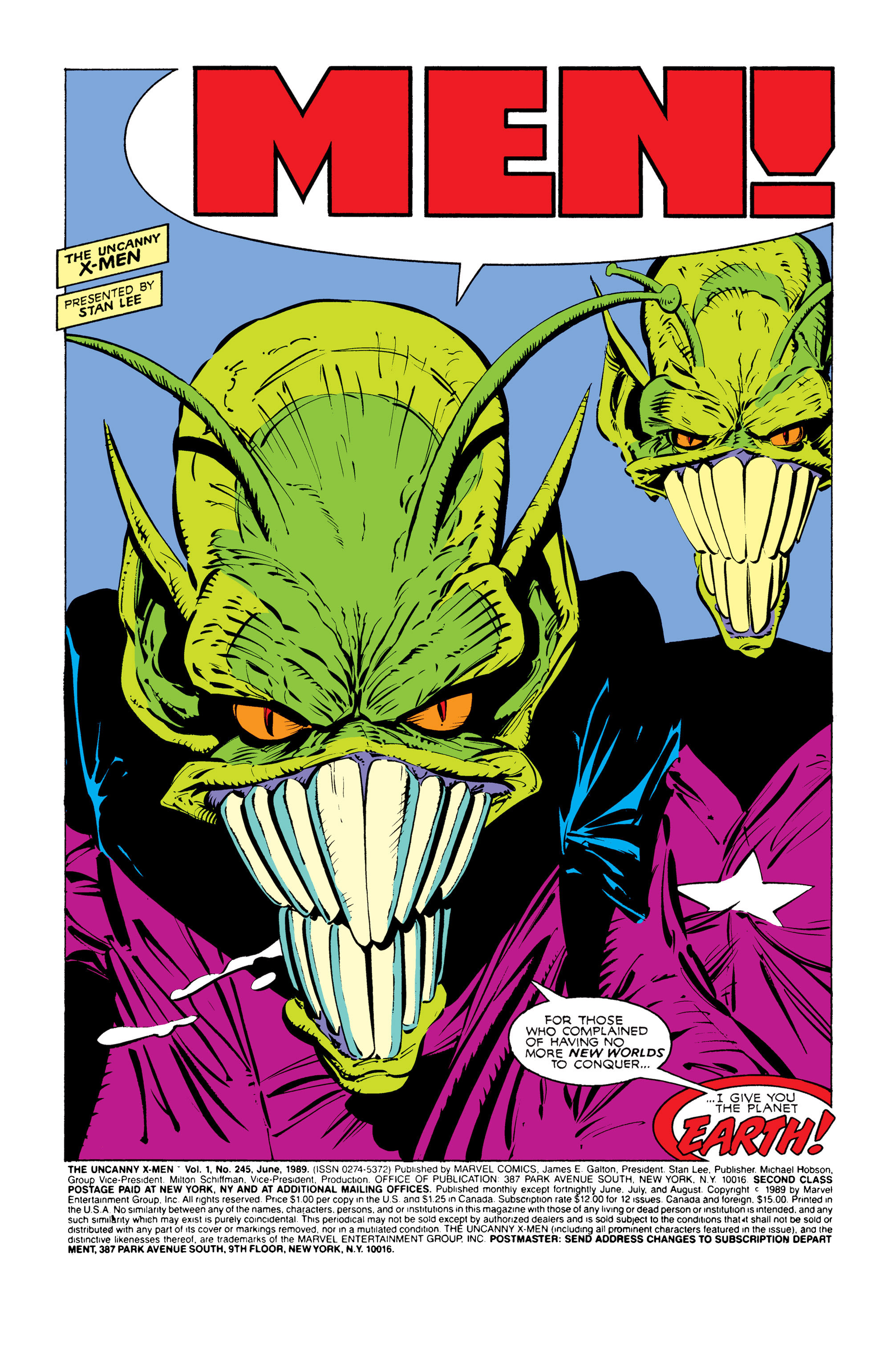 Read online Uncanny X-Men (1963) comic -  Issue #245 - 2