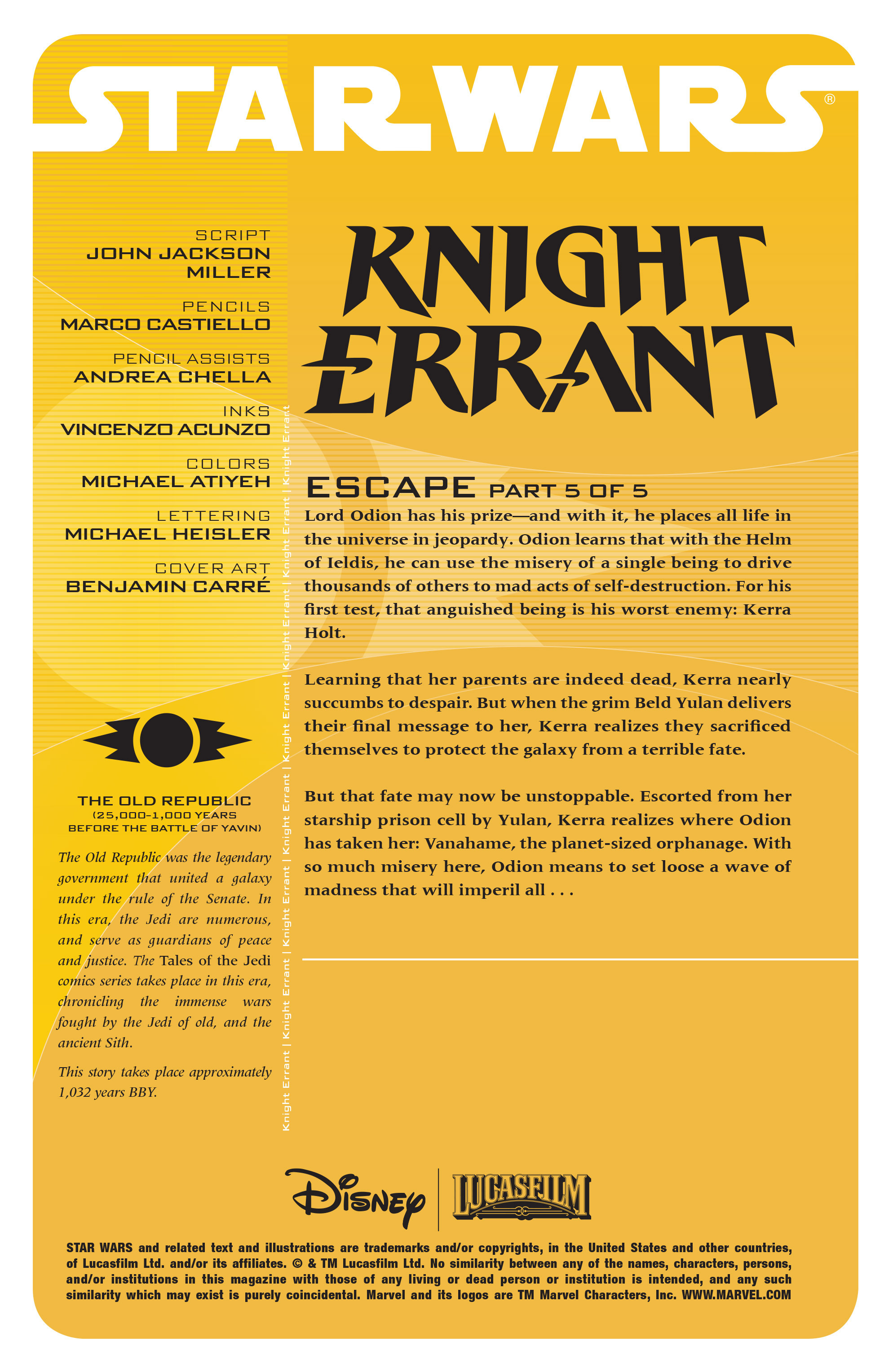 Read online Star Wars: Knight Errant - Escape comic -  Issue #5 - 2