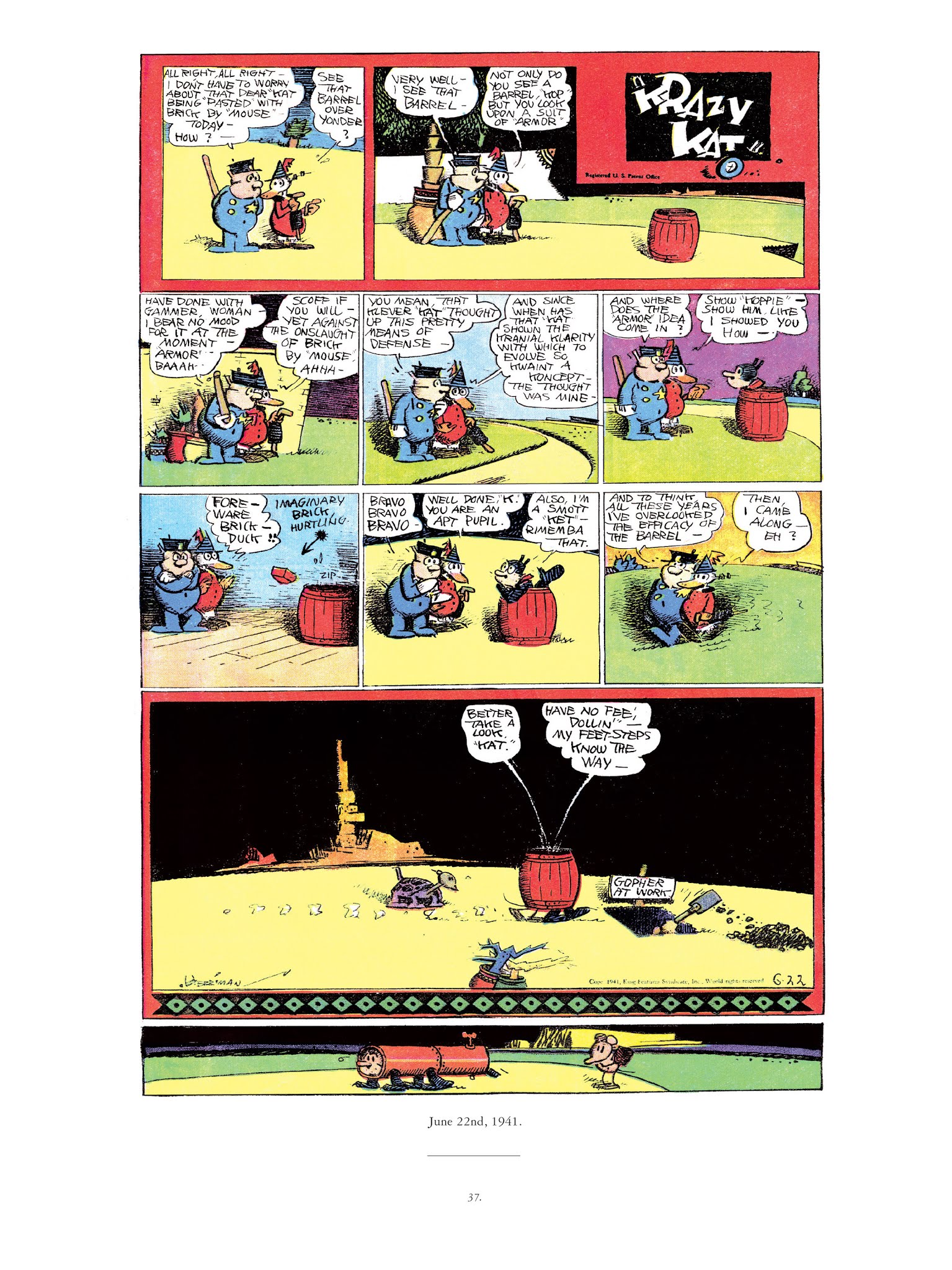 Read online Krazy & Ignatz comic -  Issue # TPB 12 - 36