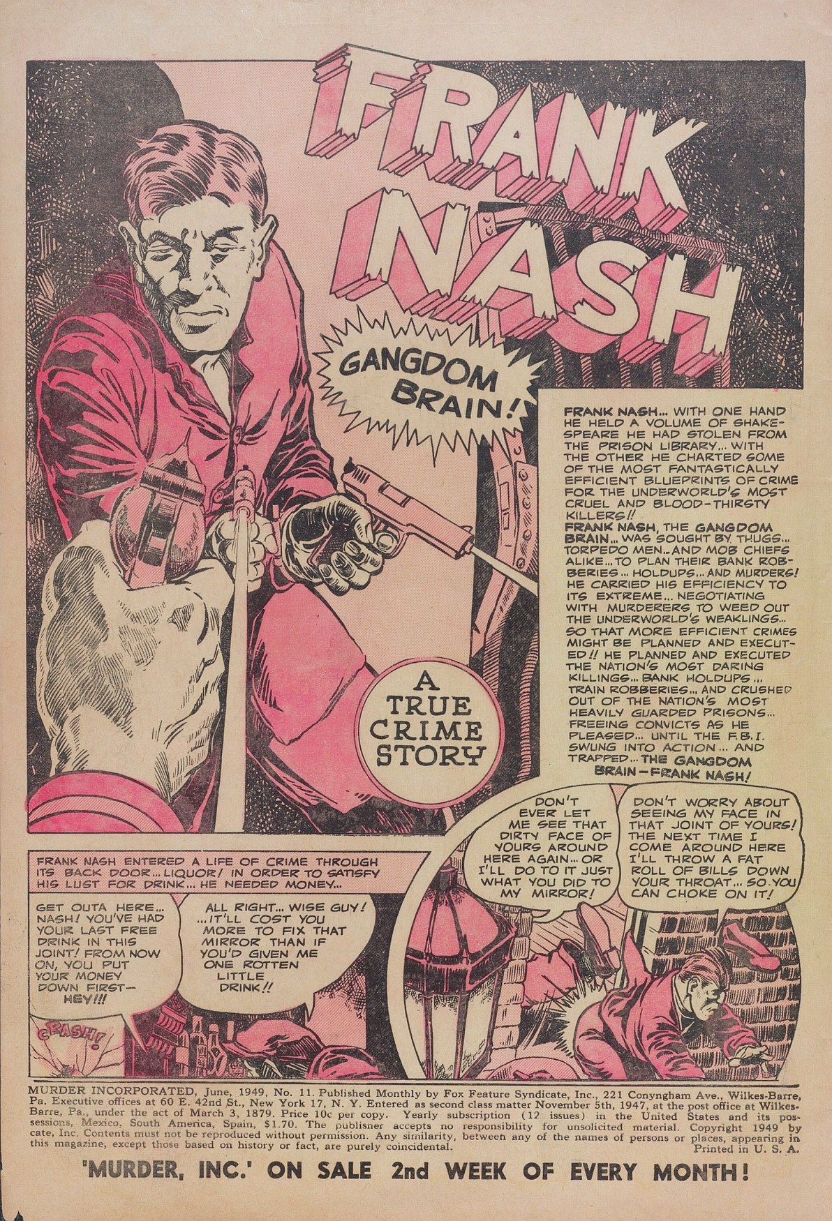 Read online Murder Incorporated (1948) comic -  Issue #11 - 2
