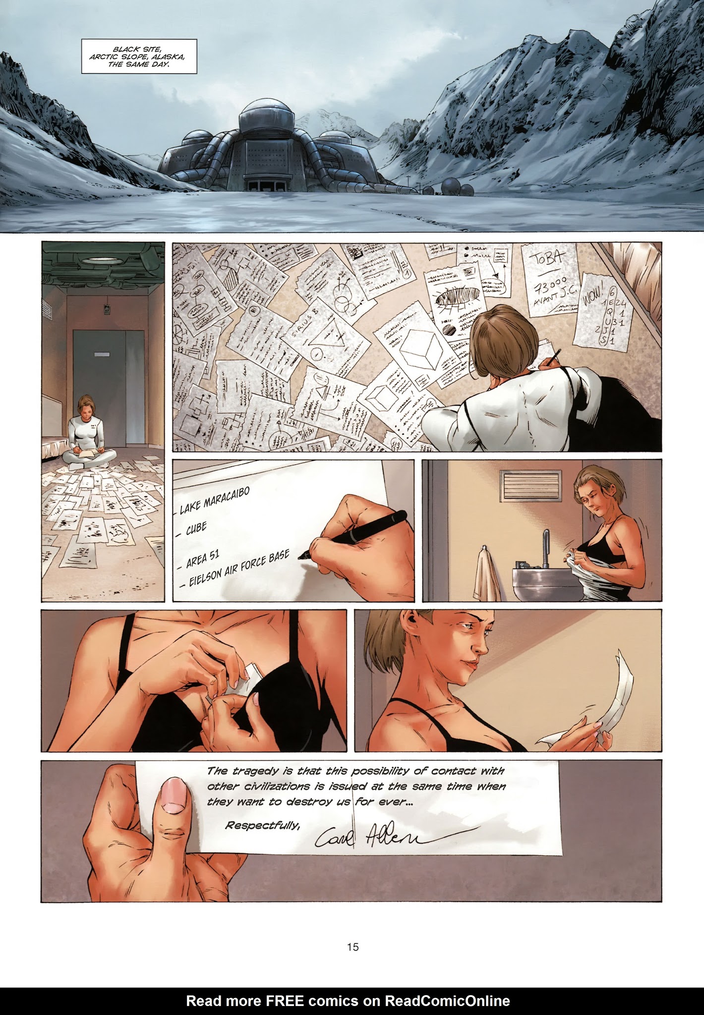 Read online Prometheus comic -  Issue #9 - 16