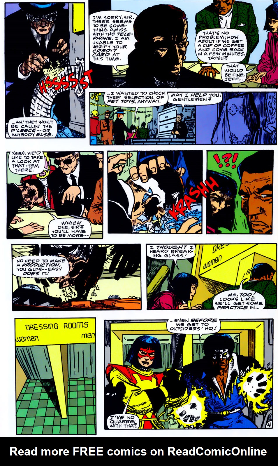 Read online Adventures of the Outsiders comic -  Issue #43 - 25