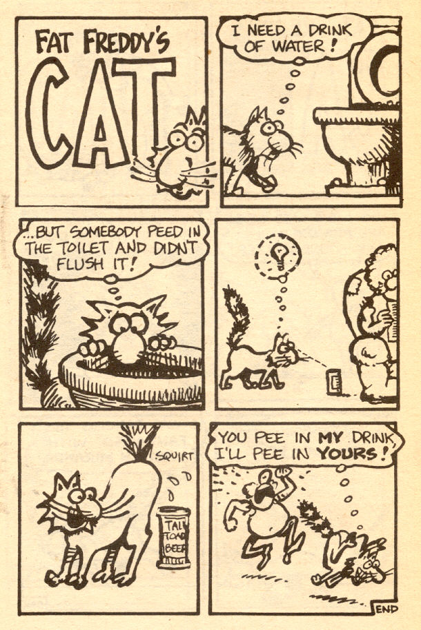 Read online Adventures of Fat Freddy's Cat comic -  Issue #1 - 40
