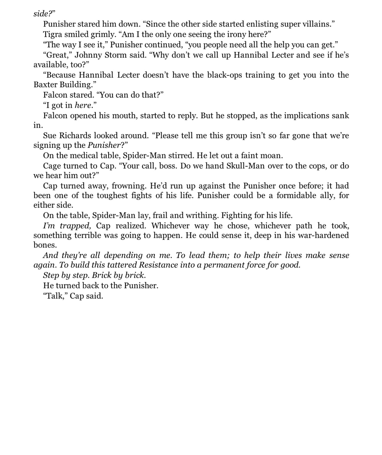 Read online Civil War Prose Novel comic -  Issue # TPB (Part 2) - 53