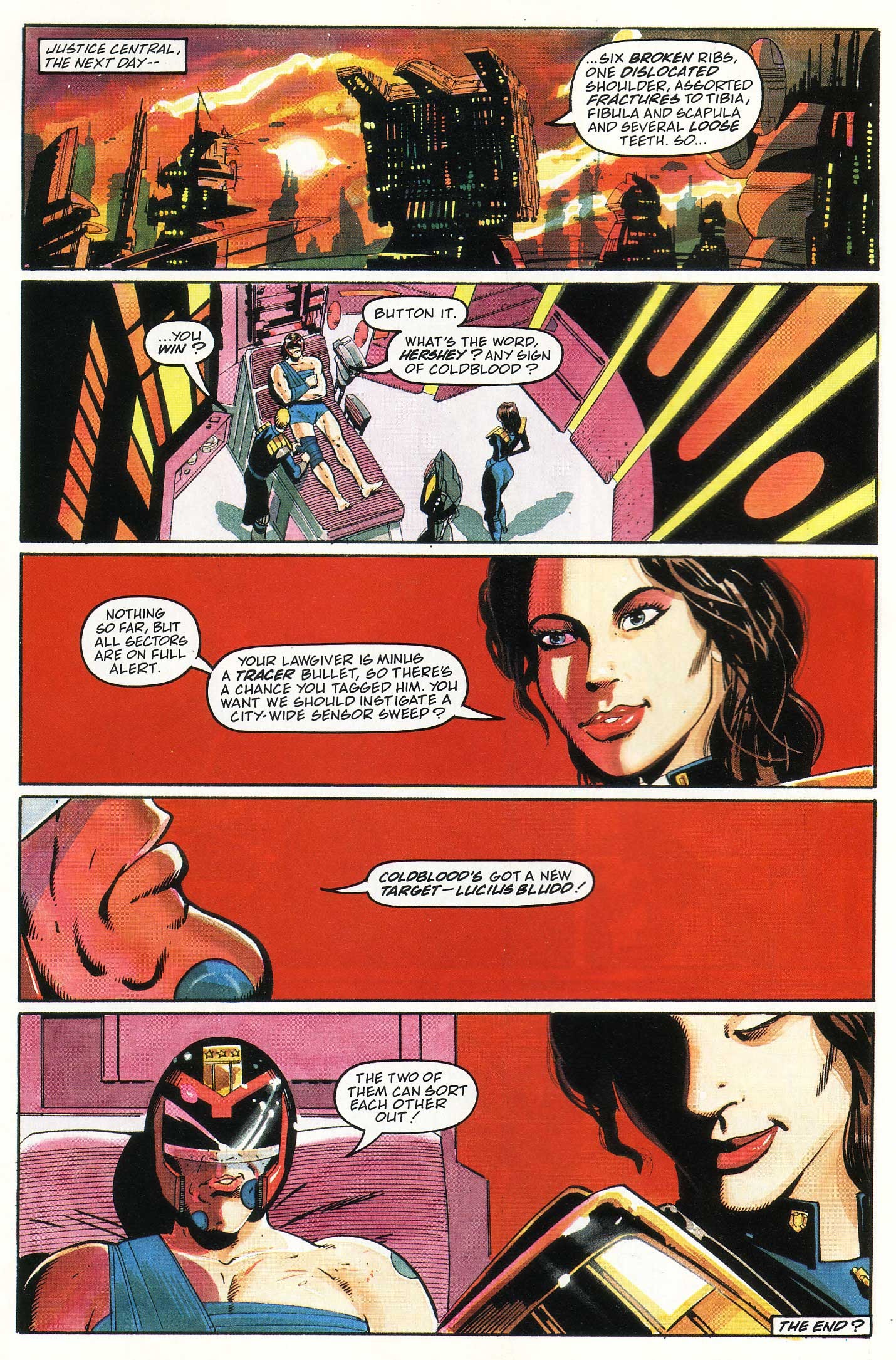 Read online Judge Dredd Lawman of the Future comic -  Issue #12 - 12