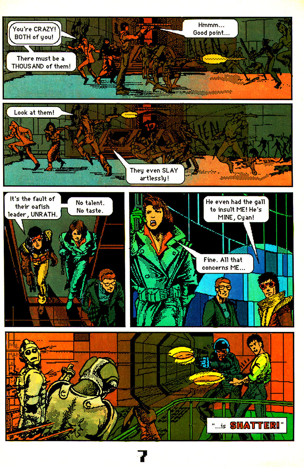 Read online Shatter comic -  Issue #4 - 9