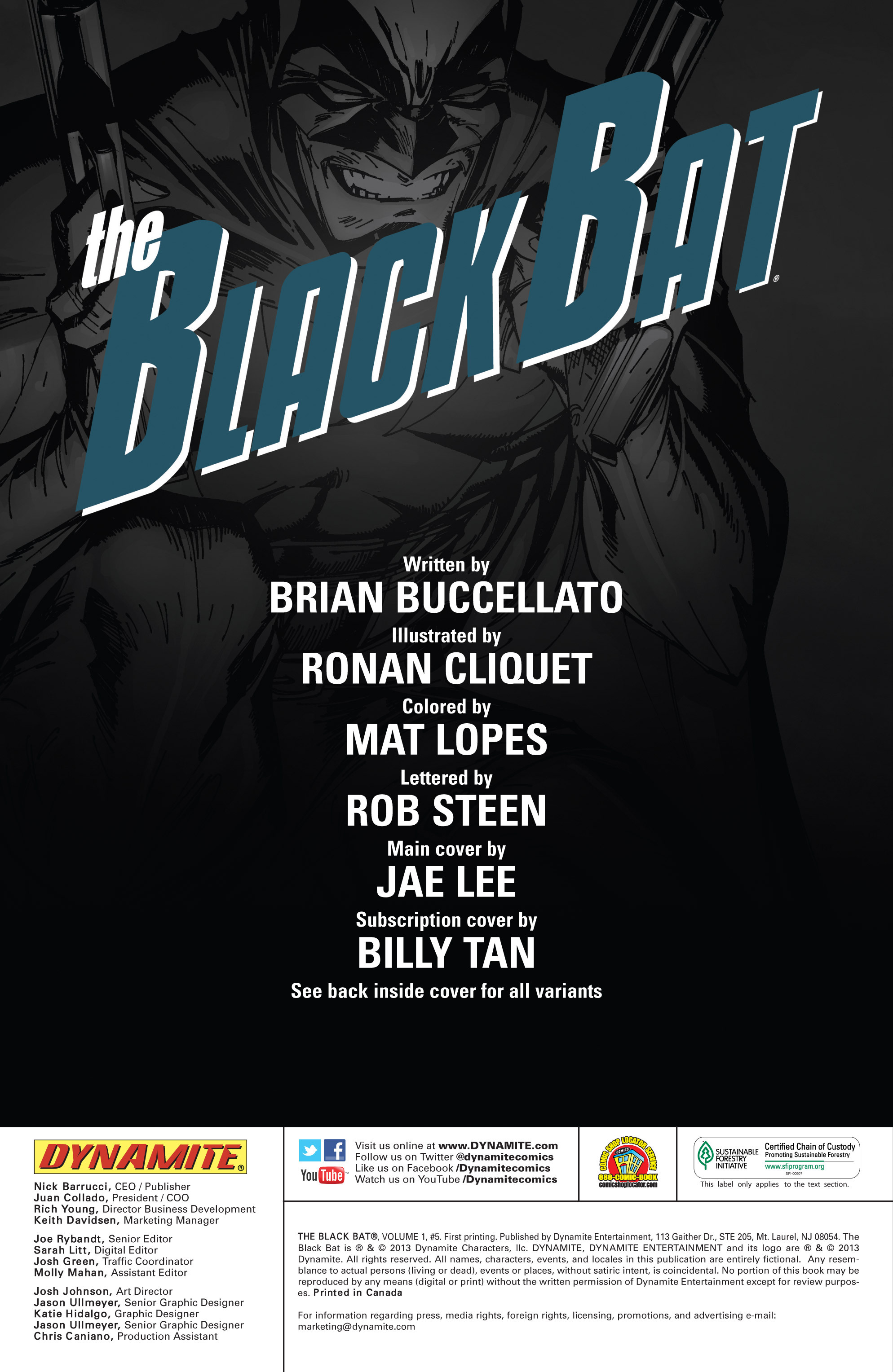 Read online The Black Bat comic -  Issue #5 - 2