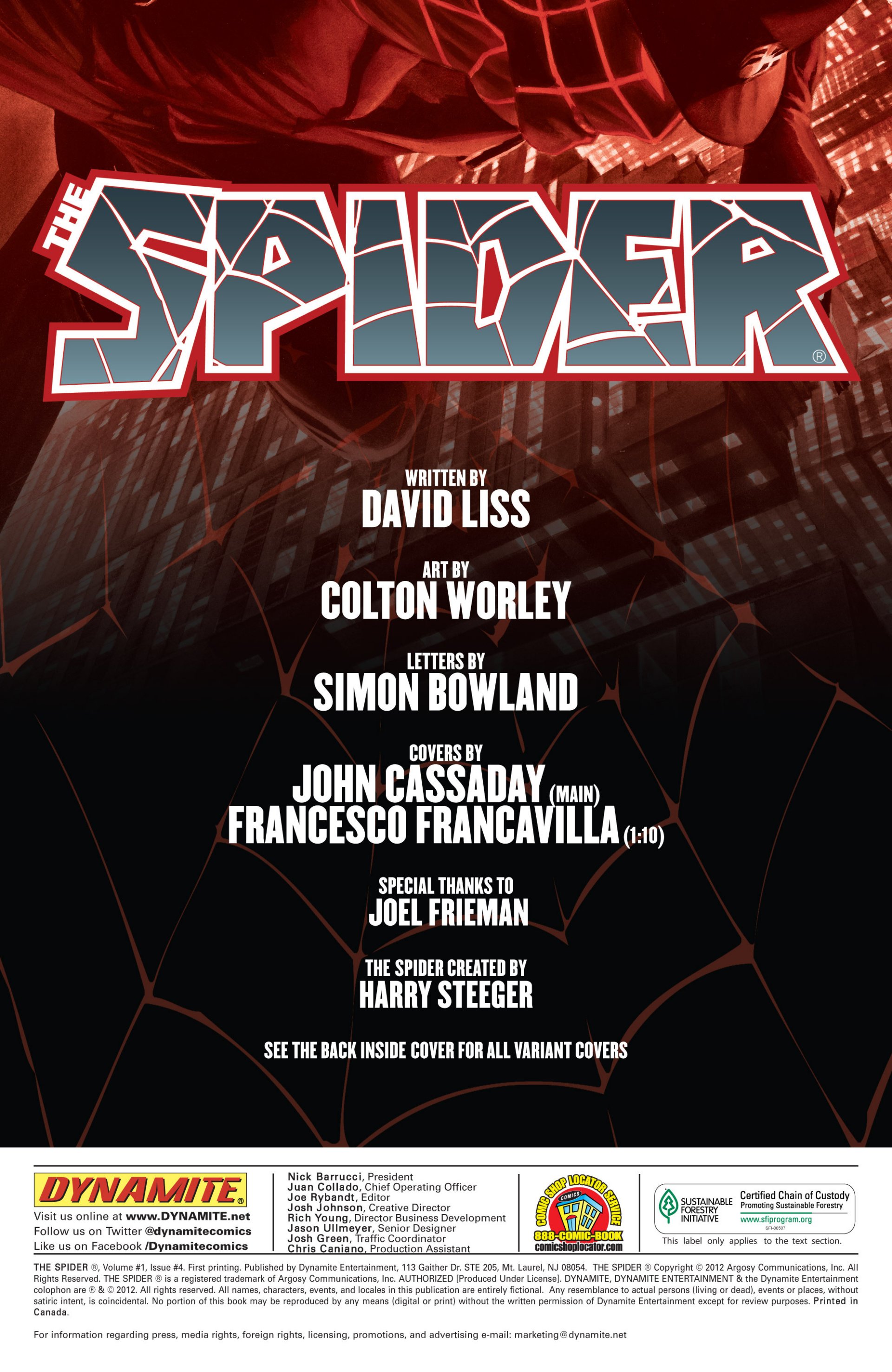 Read online The Spider comic -  Issue #4 - 3