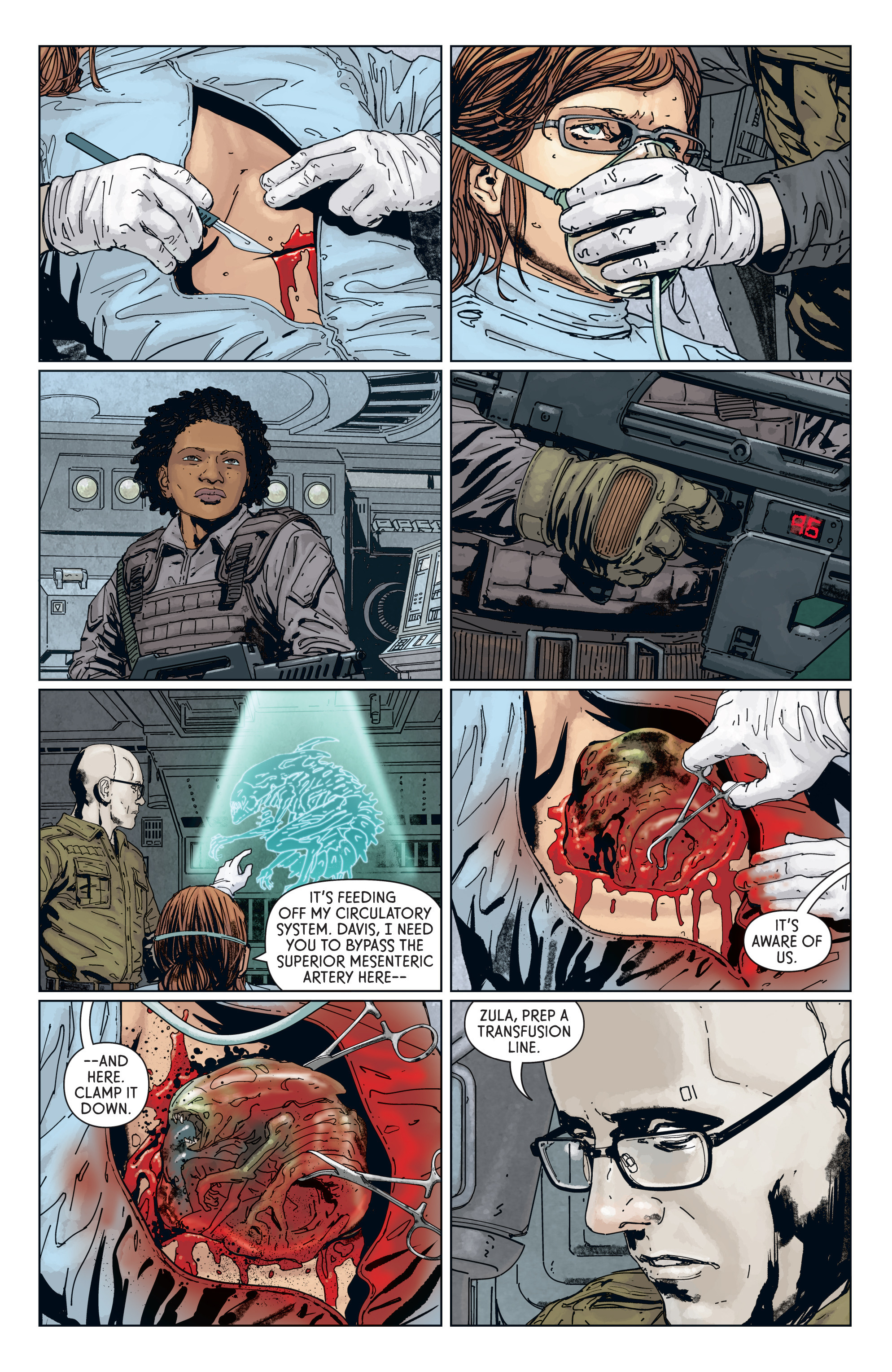 Read online Aliens: Defiance comic -  Issue #7 - 12