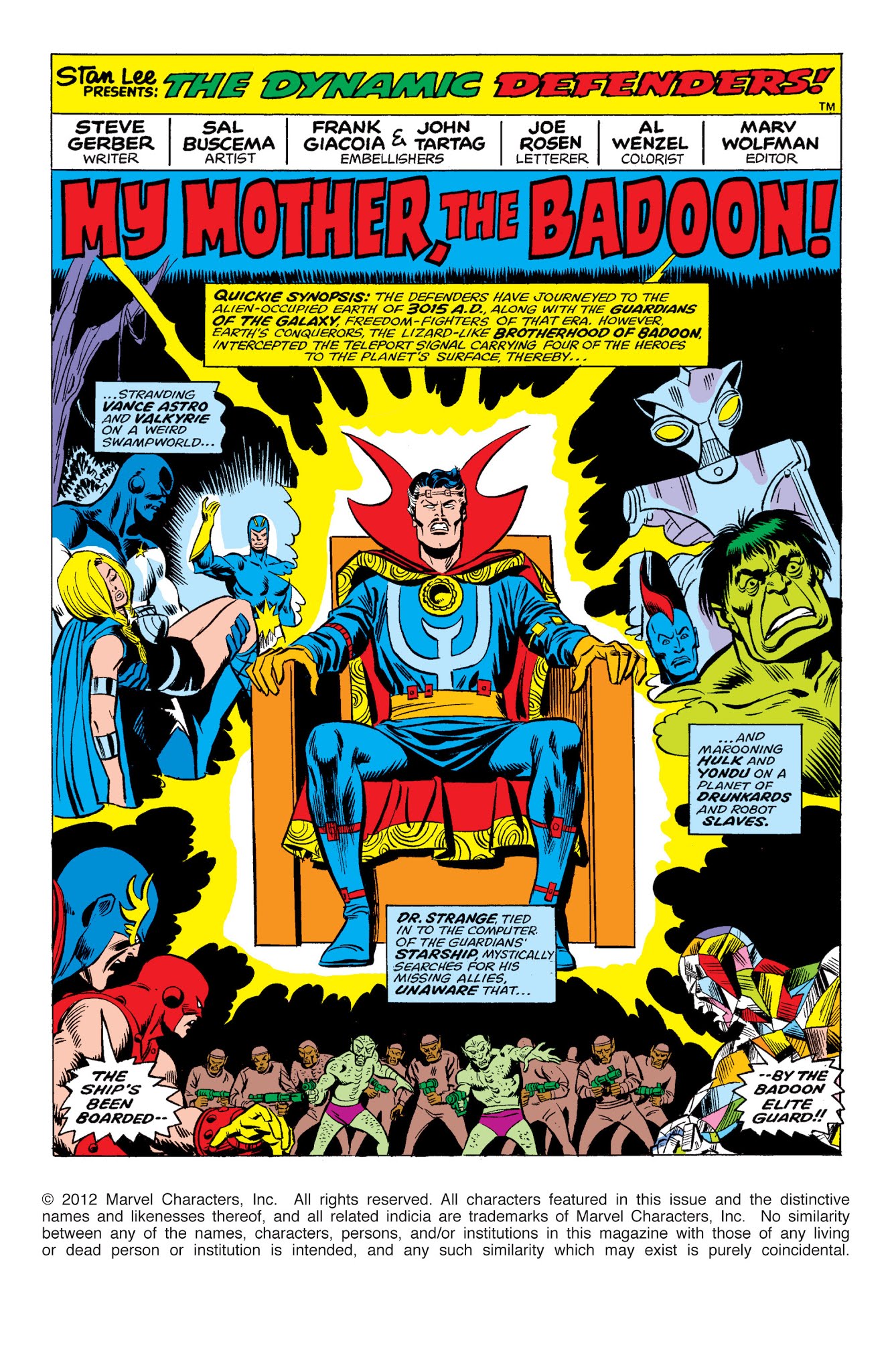 Read online Marvel Masterworks: The Defenders comic -  Issue # TPB 4 (Part 2) - 53