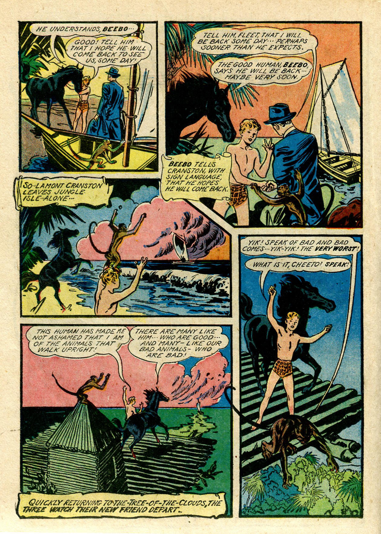 Read online Shadow Comics comic -  Issue #33 - 38