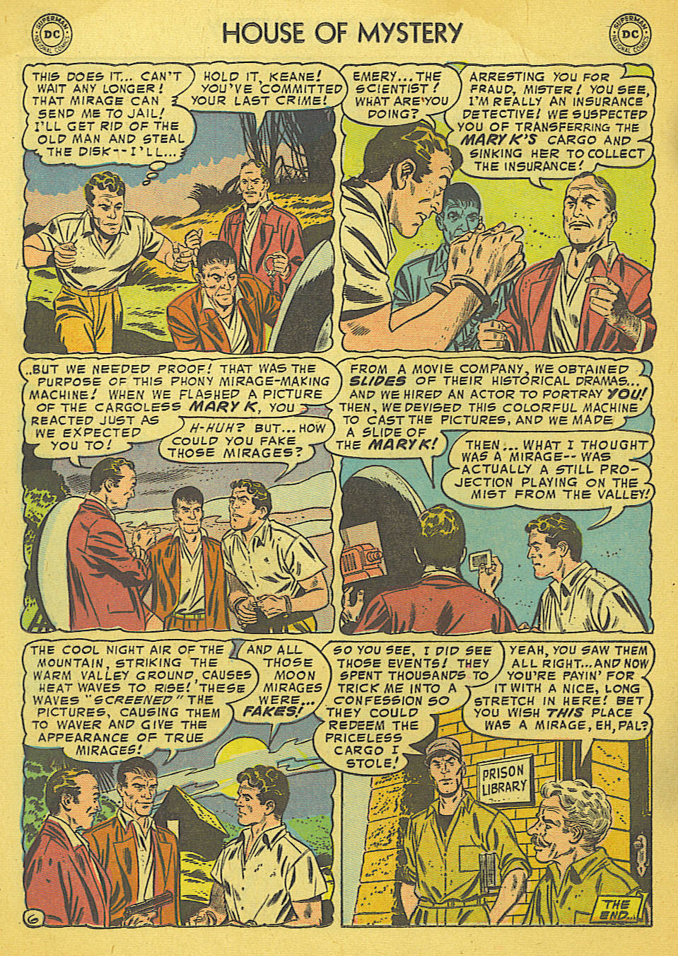 Read online House of Mystery (1951) comic -  Issue #40 - 24