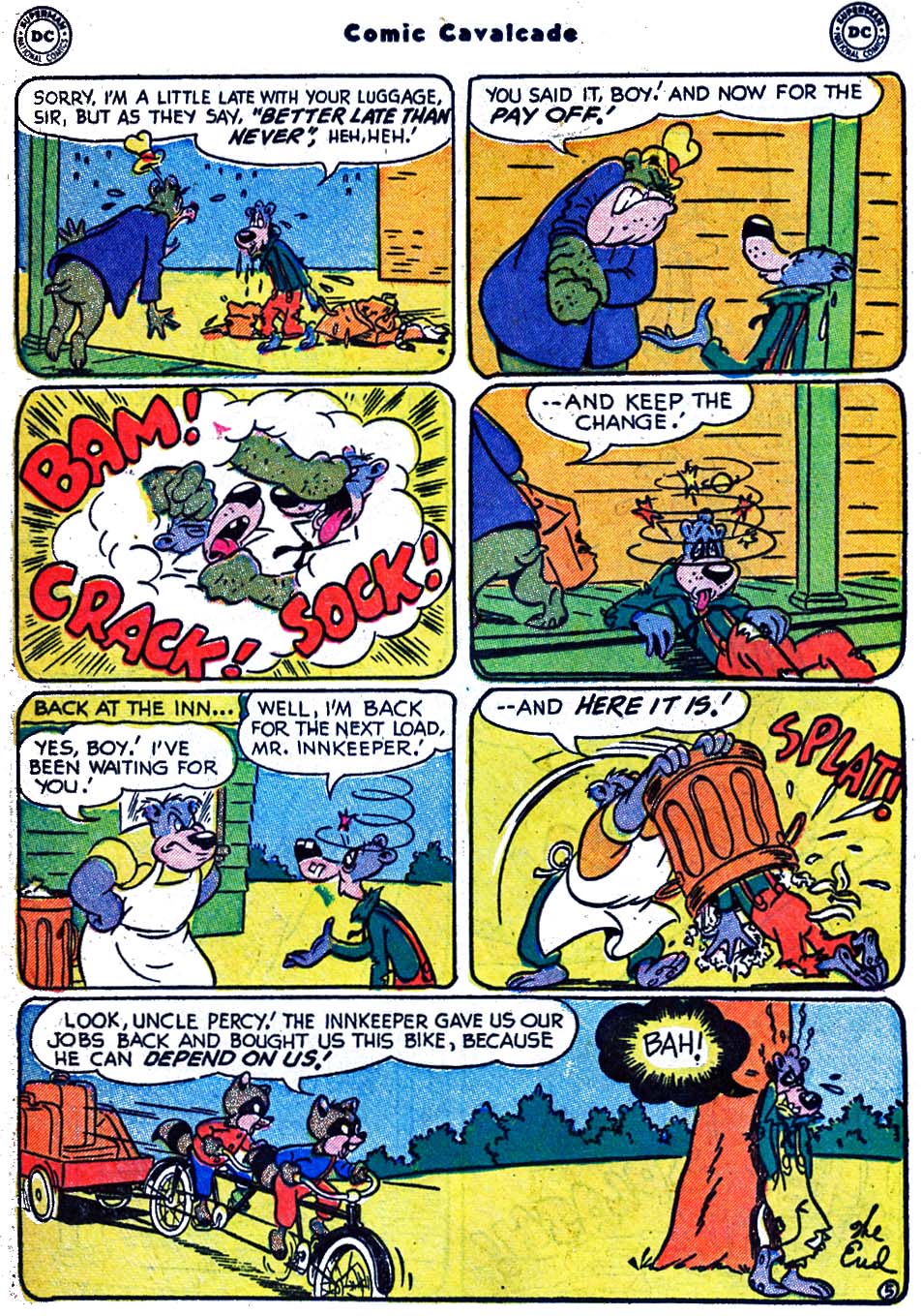 Read online Comic Cavalcade comic -  Issue #53 - 24