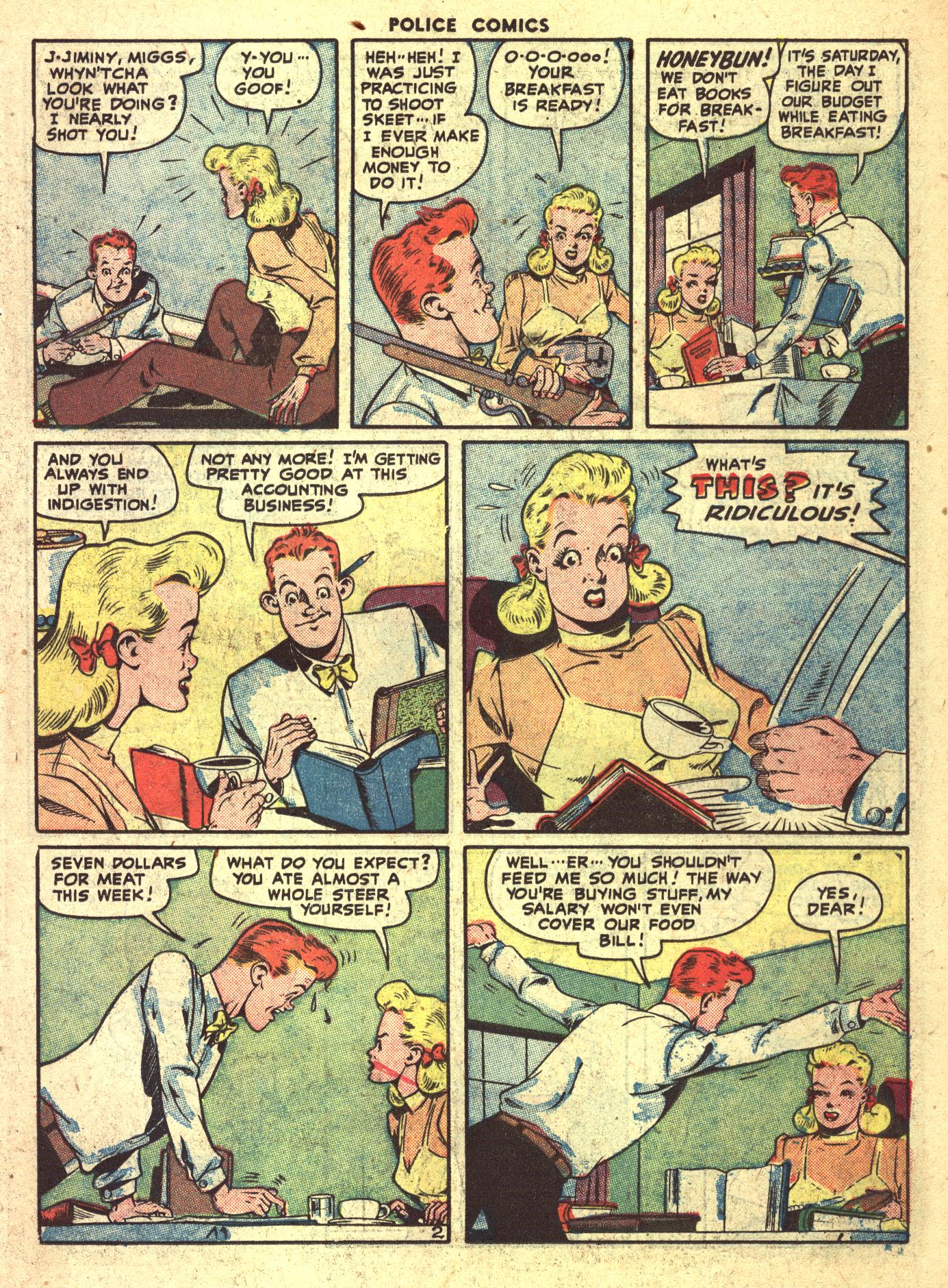 Read online Police Comics comic -  Issue #65 - 19