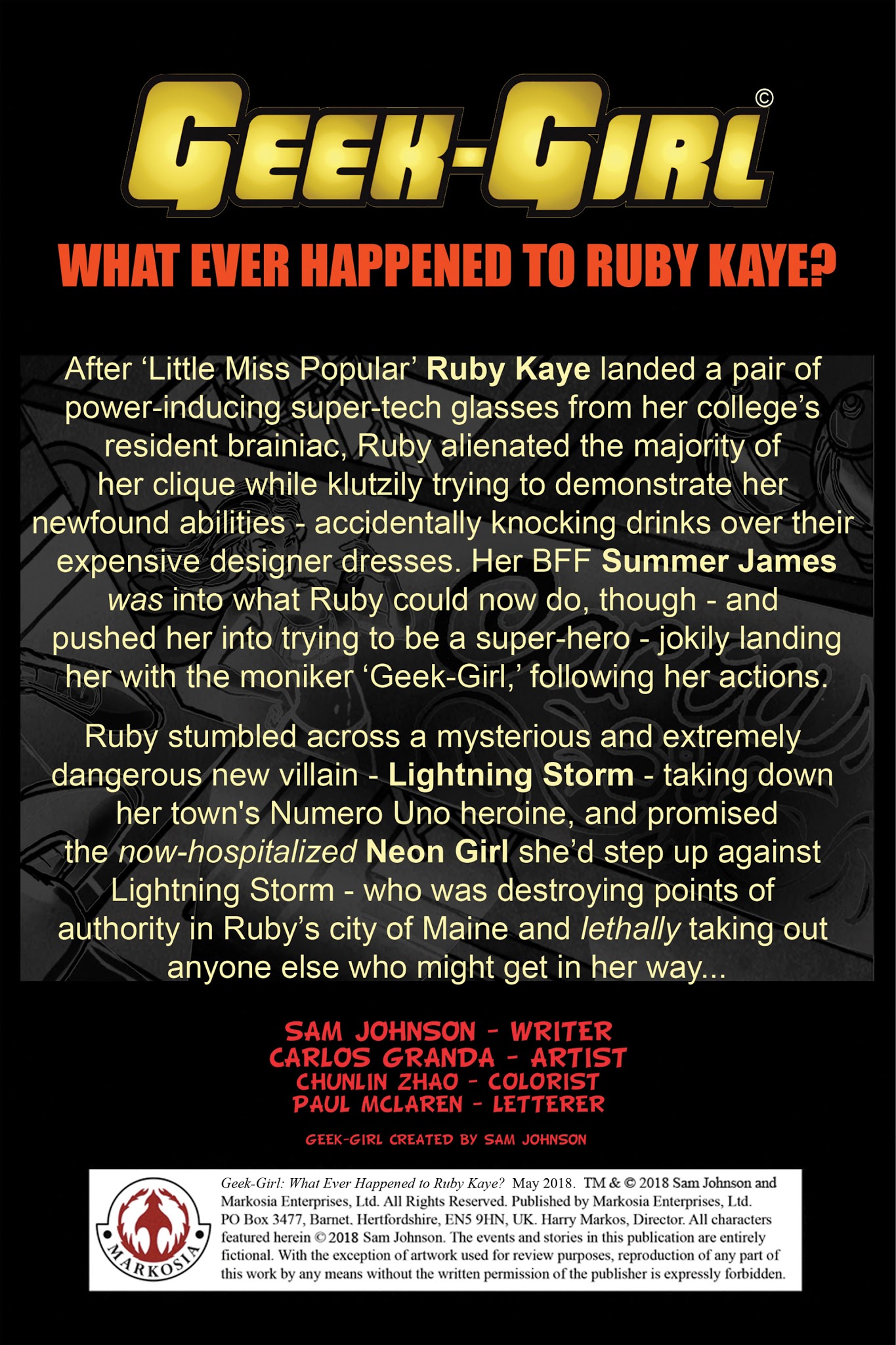 Read online Free Comic Book Day 2018 comic -  Issue # Geek-Girl - What Ever Happened to Ruby Kaye - 2