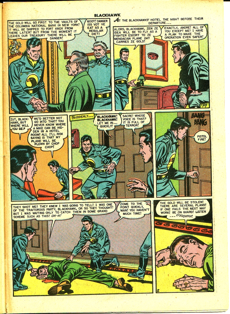 Read online Blackhawk (1957) comic -  Issue #42 - 43