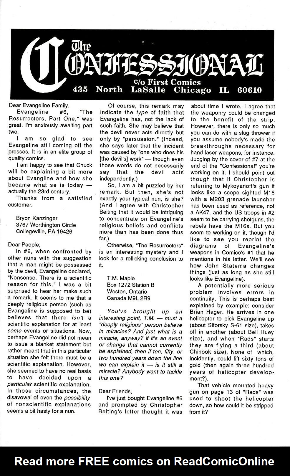 Read online Evangeline comic -  Issue #8 - 30