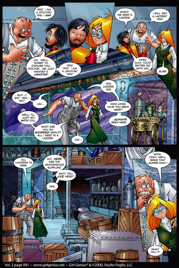 Read online Girl Genius (2002) comic -  Issue #2 - 91