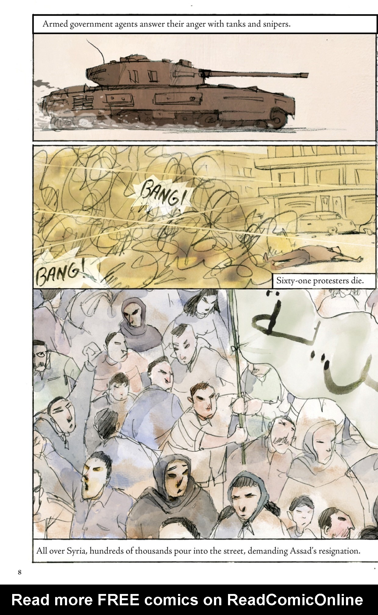 Read online The Unwanted: Stories of the Syrian Refugees comic -  Issue # TPB - 8