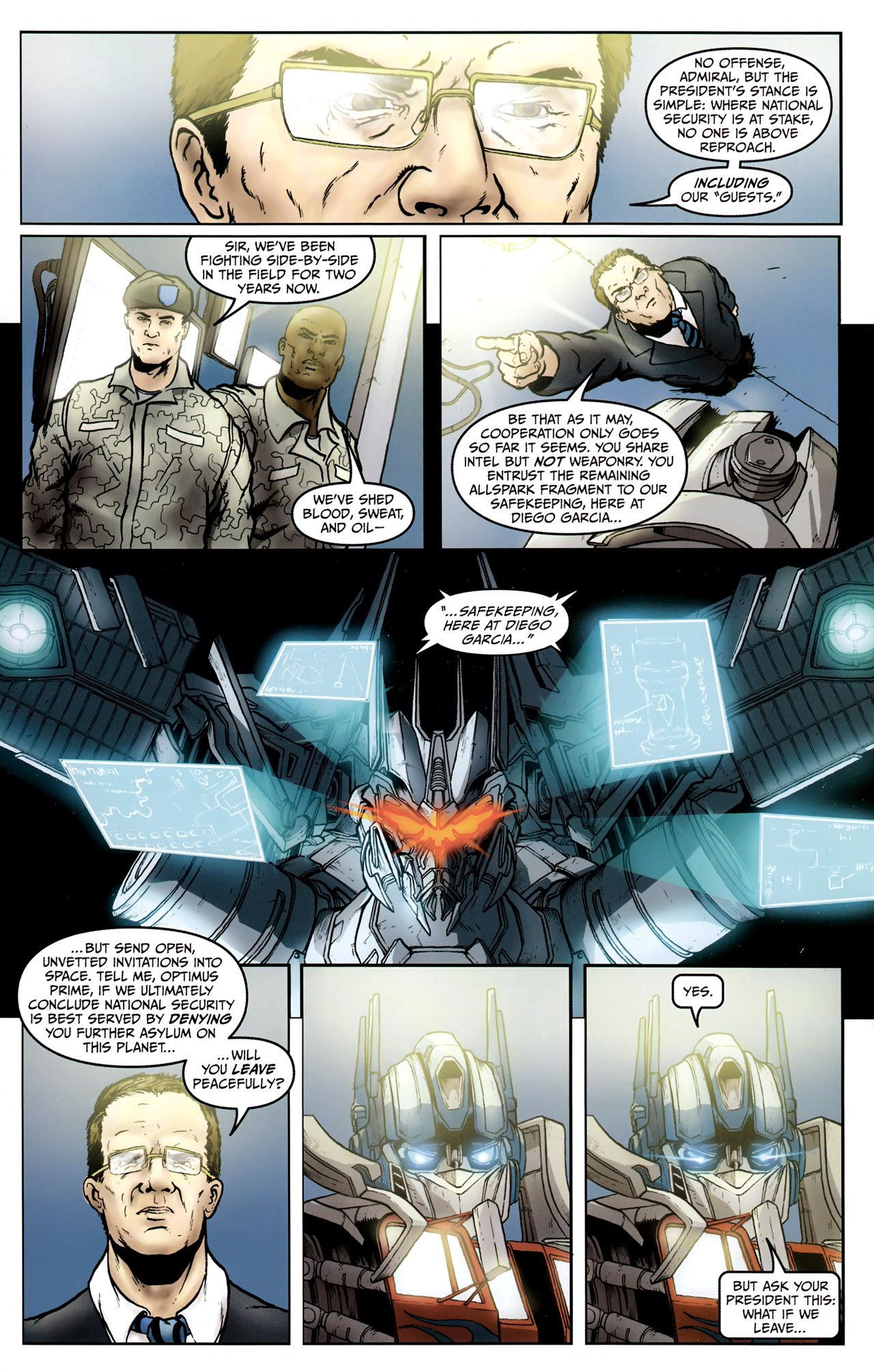 Read online Transformers: Revenge of the Fallen — Official Movie Adaptation comic -  Issue #1 - 19