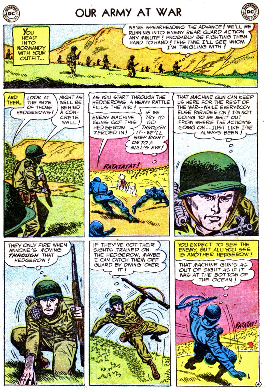 Read online Our Army at War (1952) comic -  Issue #42 - 6