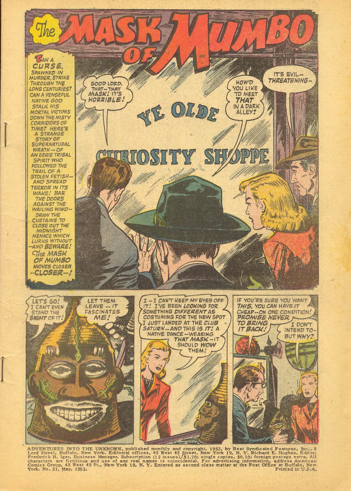 Read online Adventures Into The Unknown comic -  Issue #31 - 3